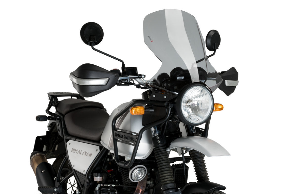 Puig Touring Screen | Light Smoke | Royal Enfield Himalayan 410 2021>2023 - Shop name
