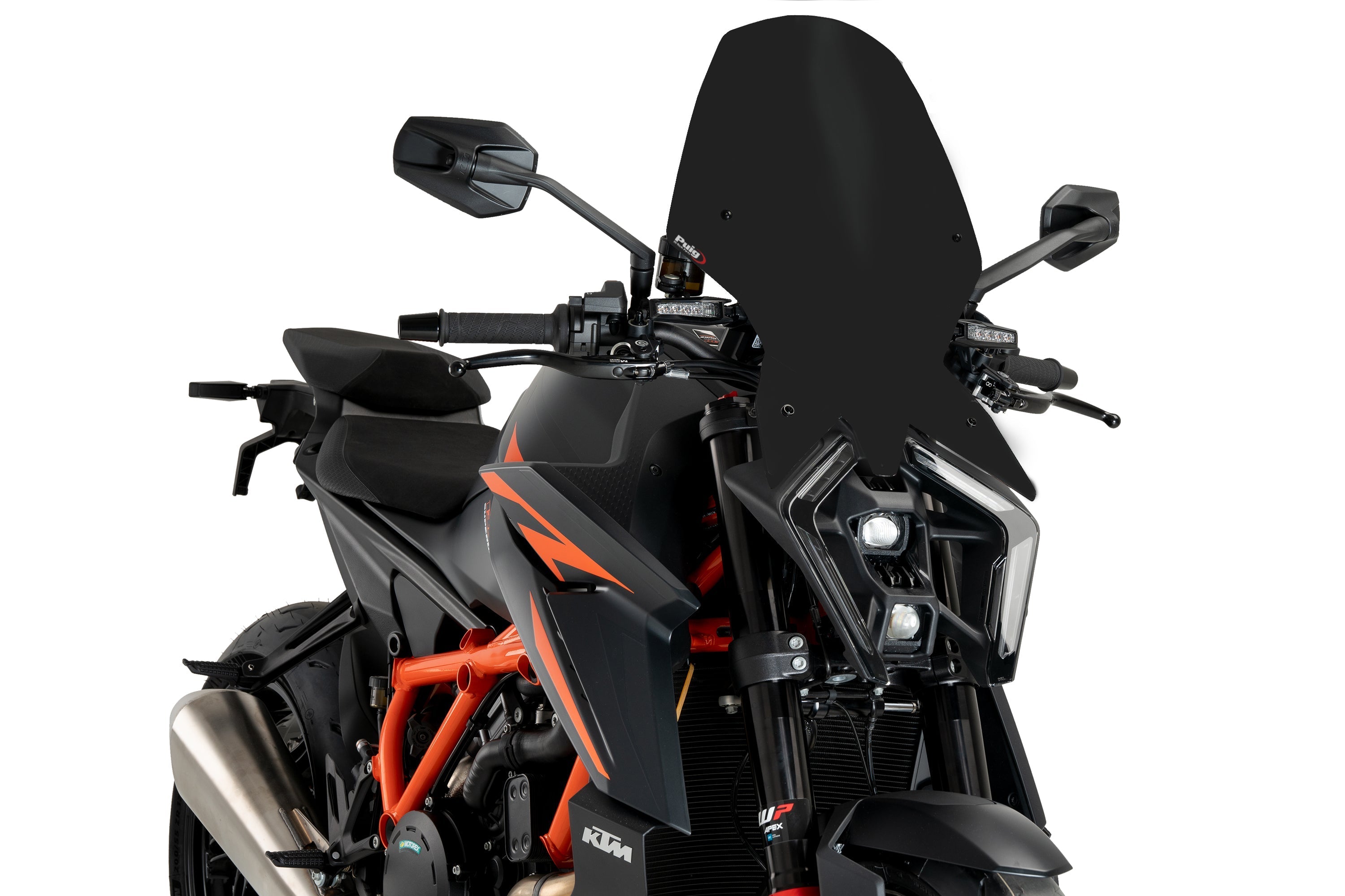 Puig Touring Screen | Matte Black (Opaque) | KTM 1390 Super Duke R incl. EVO 2024>Current - Shop name