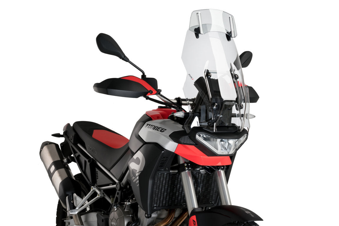 Puig Touring Screen With Visor | Clear | Aprilia Tuareg 660 2022>Current - Shop name