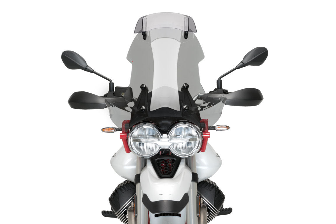 Puig Touring Screen With Visor | Light Smoke | Moto Guzzi V85 TT 2021>Current - Shop name