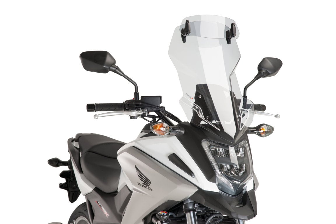 Puig Touring Screen with Visor | Clear | Honda NC 750 X 2016>2020 - Shop name