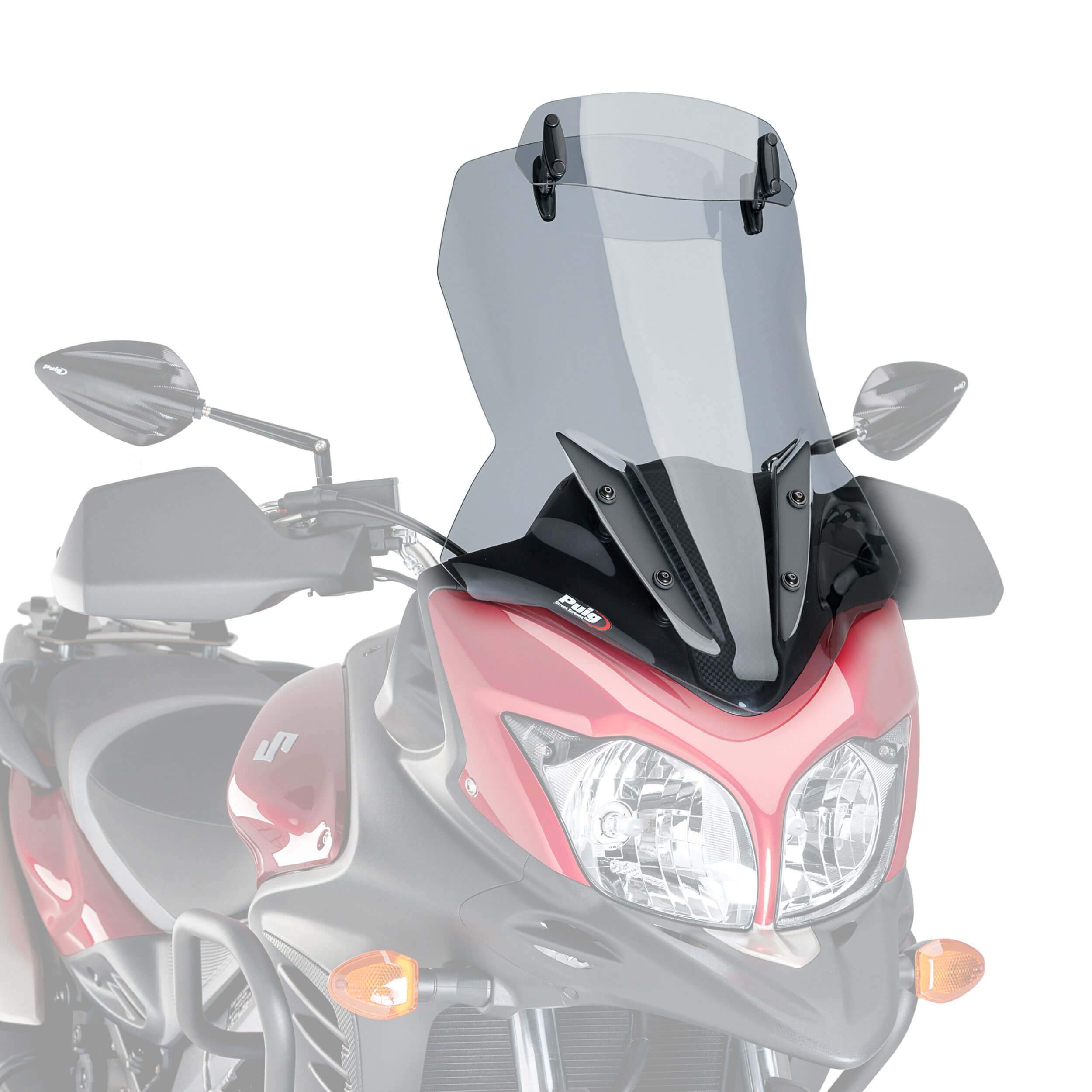 Puig Touring Screen with Visor | Light Smoke | Suzuki V-Strom 650XT 2012>2016 - Shop name