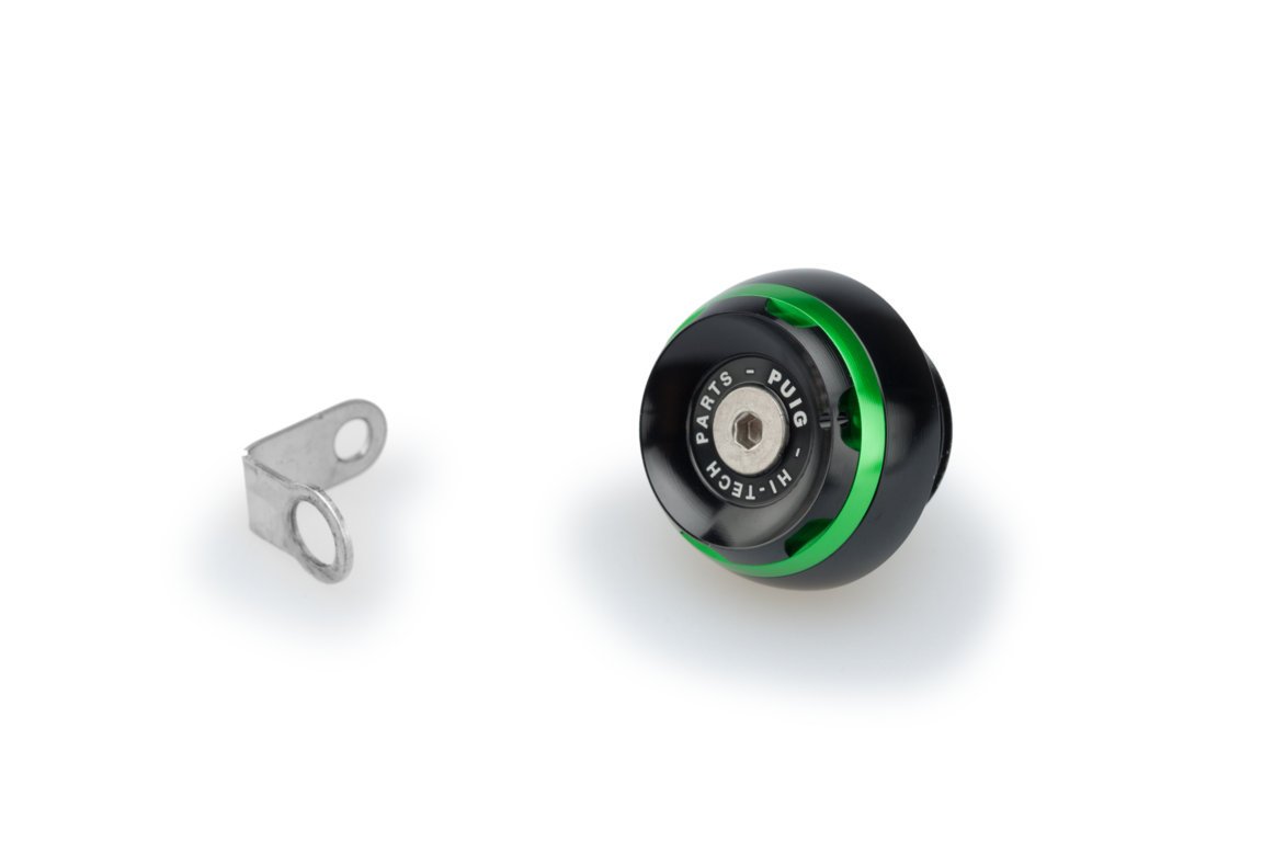 Puig Track Oil Plug | Green | Ducati 1299 Panigale 2015>2017 - Shop name