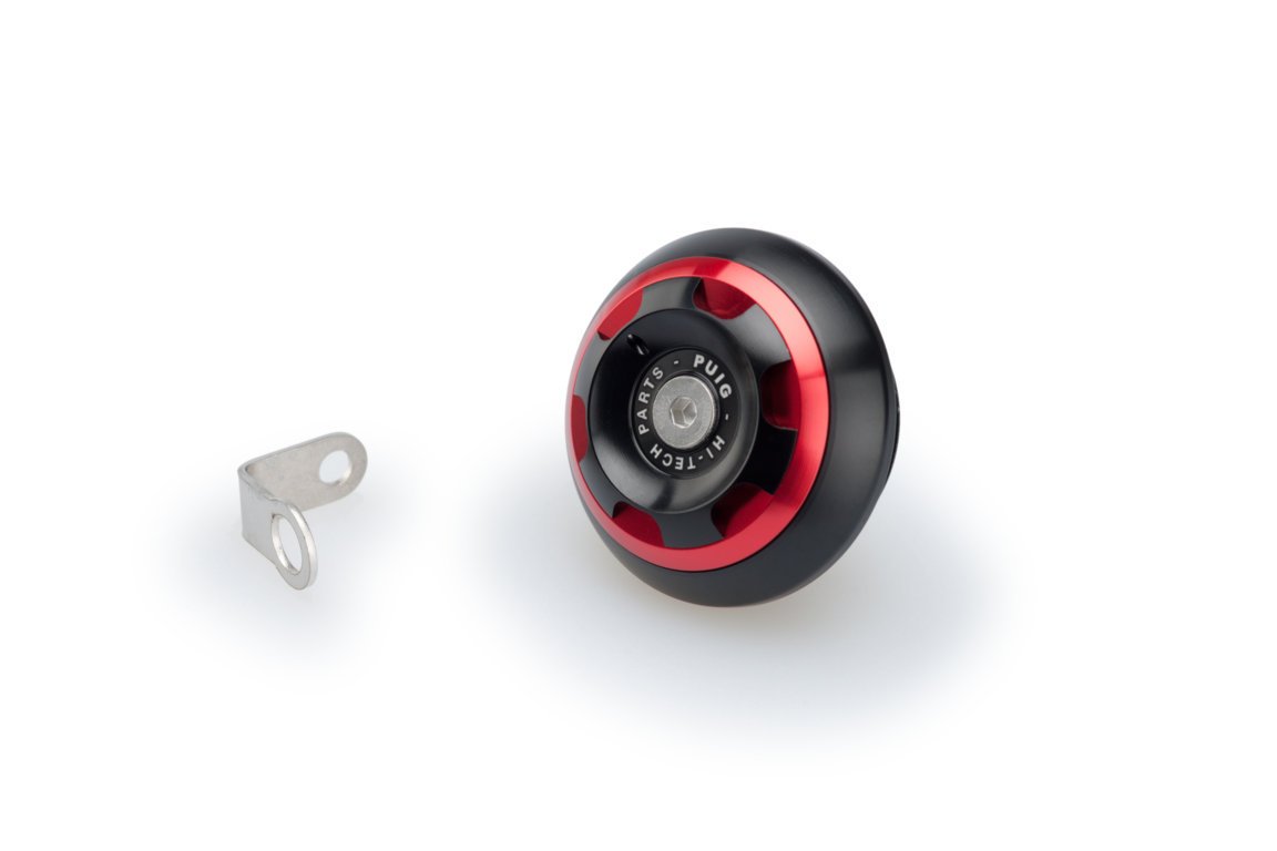 Puig Track Oil Plug | Red | Ducati 1299 Panigale 2015>2017 - Shop name