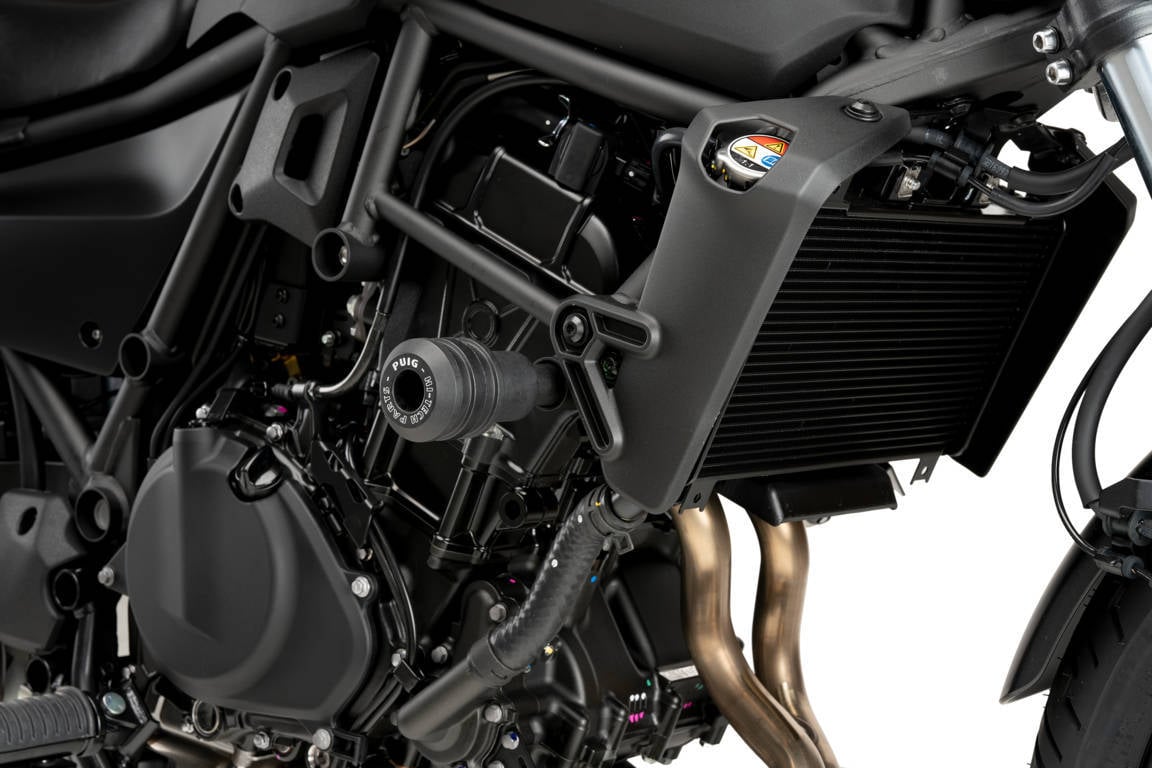 Puig Vintage 2.0 Frame Sliders | Black | Kawasaki Eliminator 500 2024>Current - Shop name