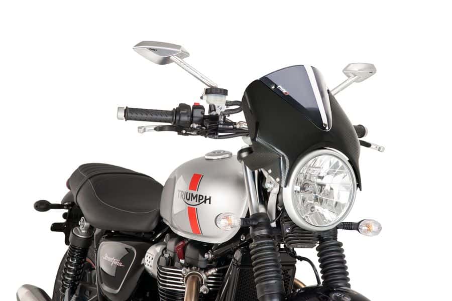 Puig Vision Screen | Carbon Look Fairing/Light Smoke Screen - Shop name