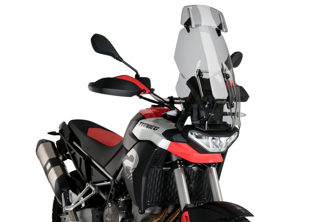 Puig Visor 2.0 - Clip On (300x130mm) | Light Smoke - Pyramid Motorcycle Accessories
