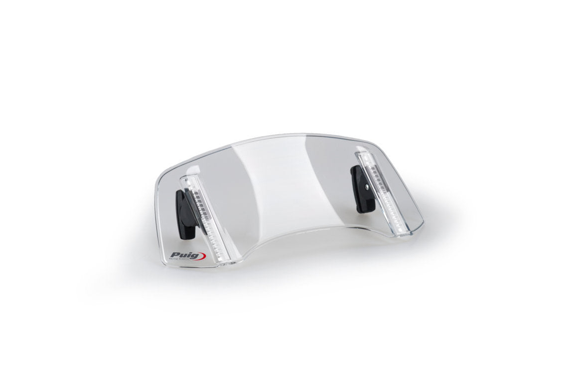 Puig Visor 2.0 - Drill Fit (300x130mm) | Light Smoke - Shop name