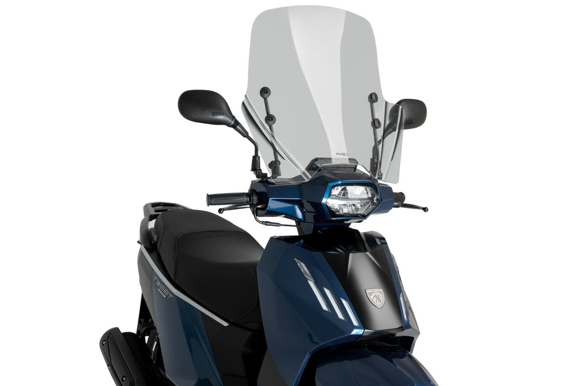 Puig Windshield T.X. Screen | Clear | Peugeot Tweet 125 Active / GT 2023>Current - Shop name
