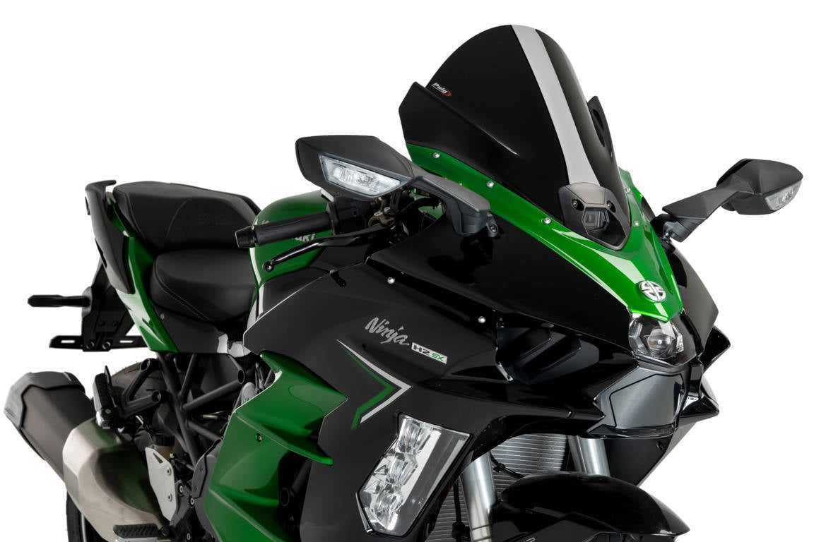 Puig Z-Racing Screen | Black (Opaque) | Kawasaki Ninja H2 SX/H2 SX SE 2023>Current - Shop name