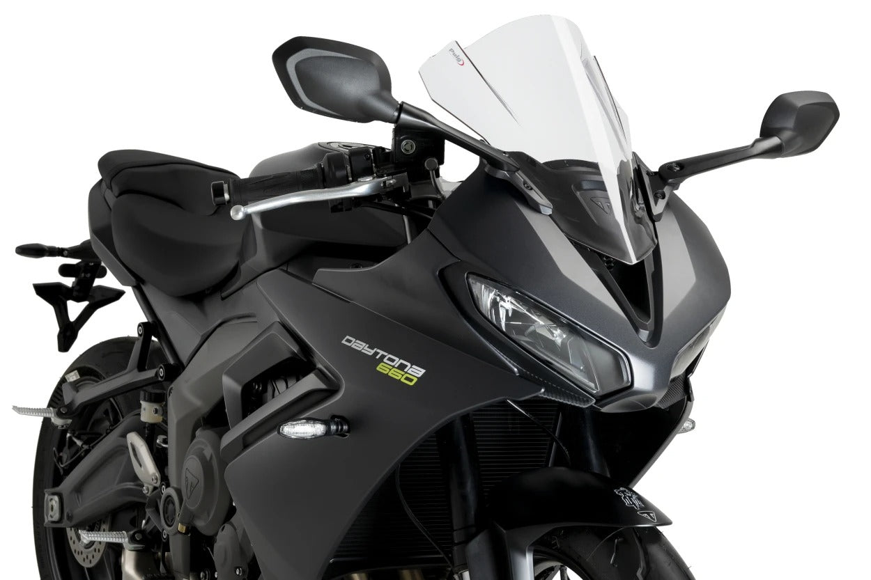 Puig Z-Racing Screen | Clear | Triumph Daytona 660 2024>Current - Shop name