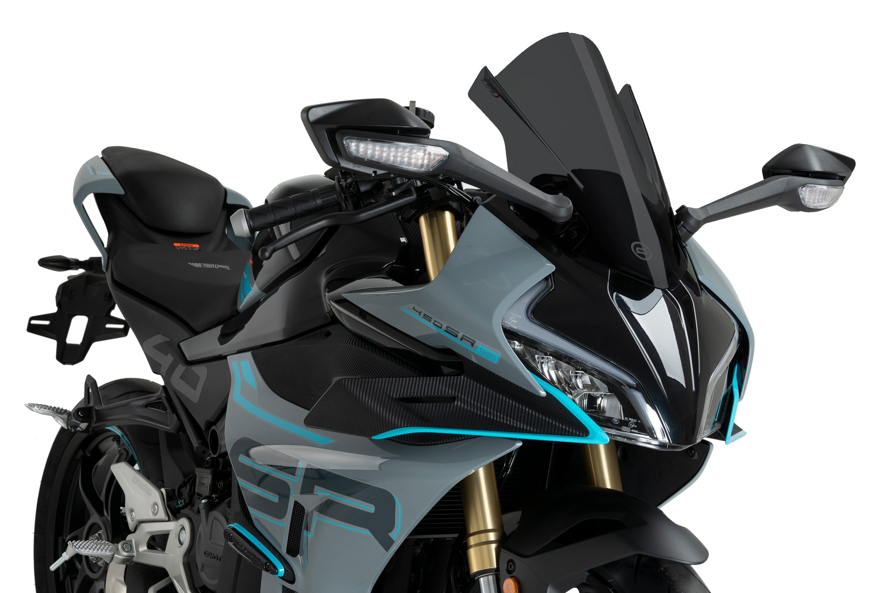 Puig Z-Racing Screen | Dark Smoke | CFMoto 450 S/SR/SRS 2023>2024 - Shop name