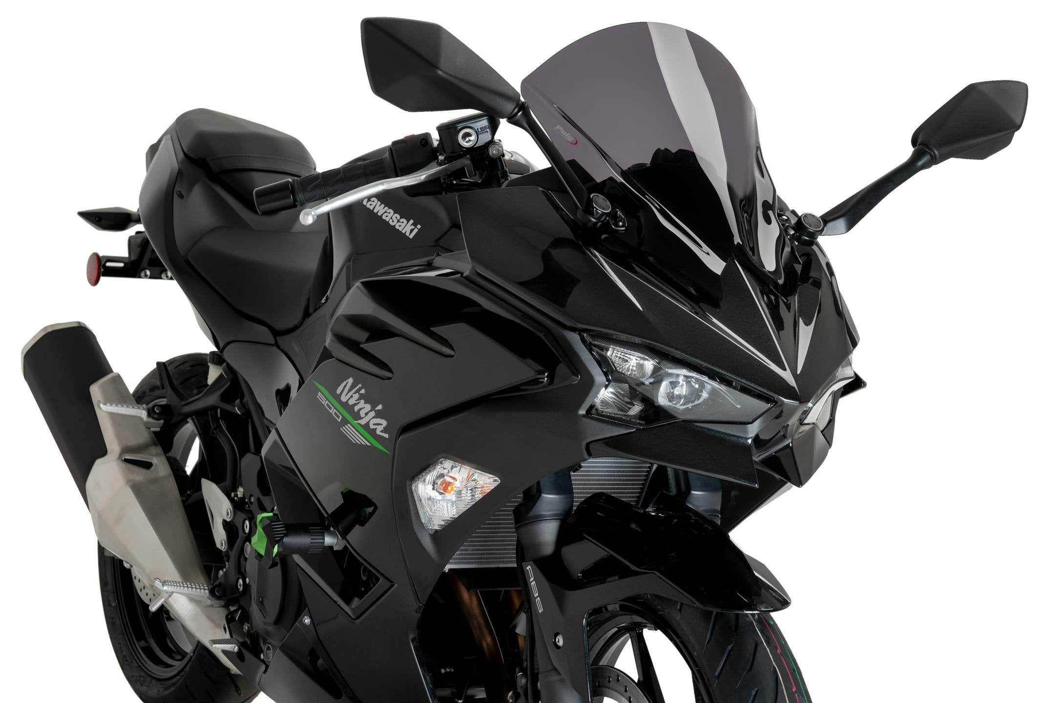 Puig Z-Racing Screen | Dark Smoke | Kawasaki Ninja 500/500SE 2024>Current - Shop name