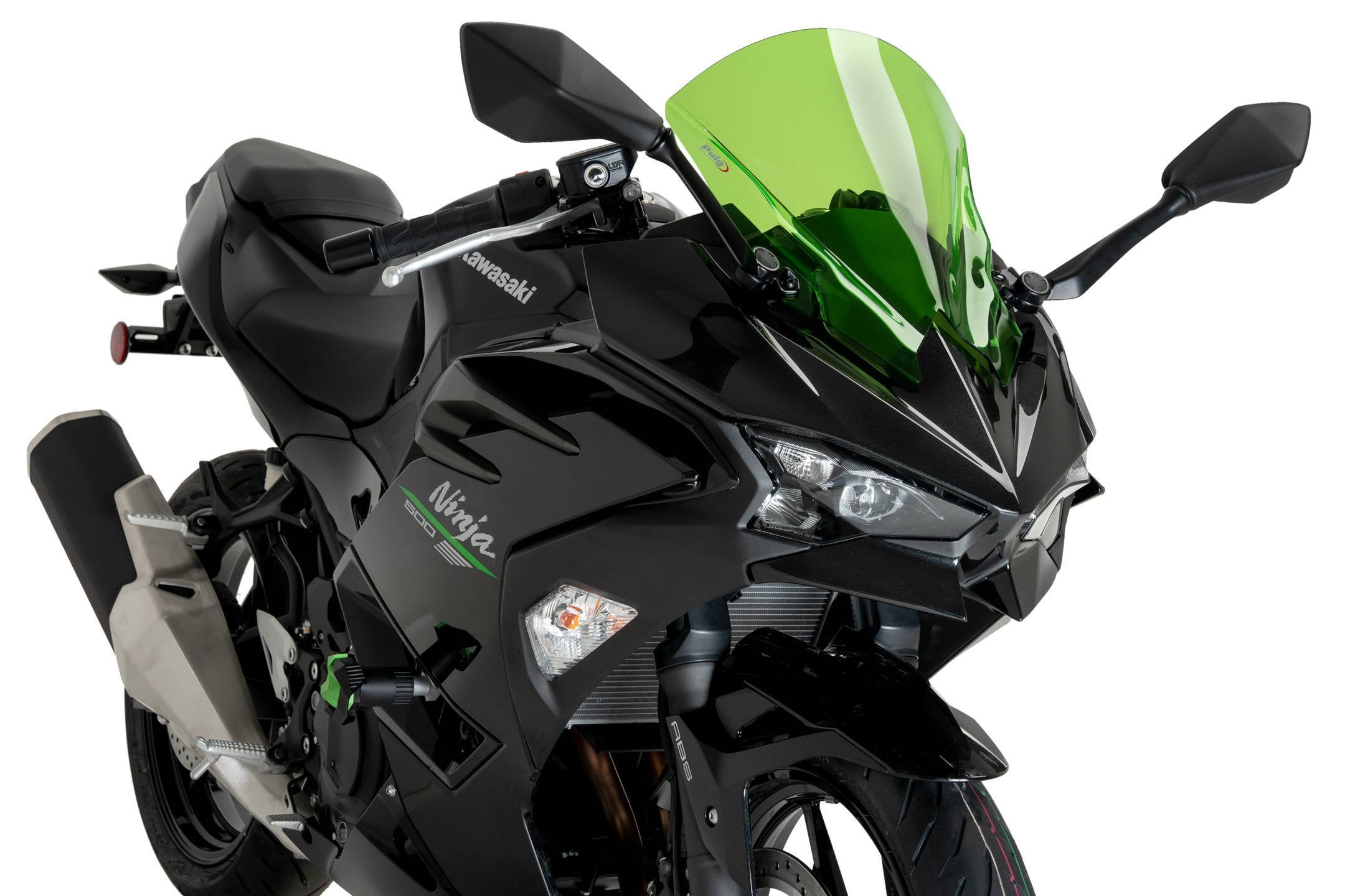 Puig Z-Racing Screen | Green | Kawasaki Ninja 500/500SE 2024>Current - Shop name