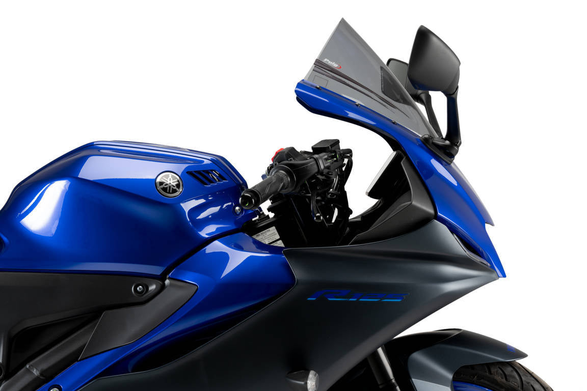 Puig Z-Racing Screen | Light Smoke | Yamaha YZF-R125 2023>Current - Shop name