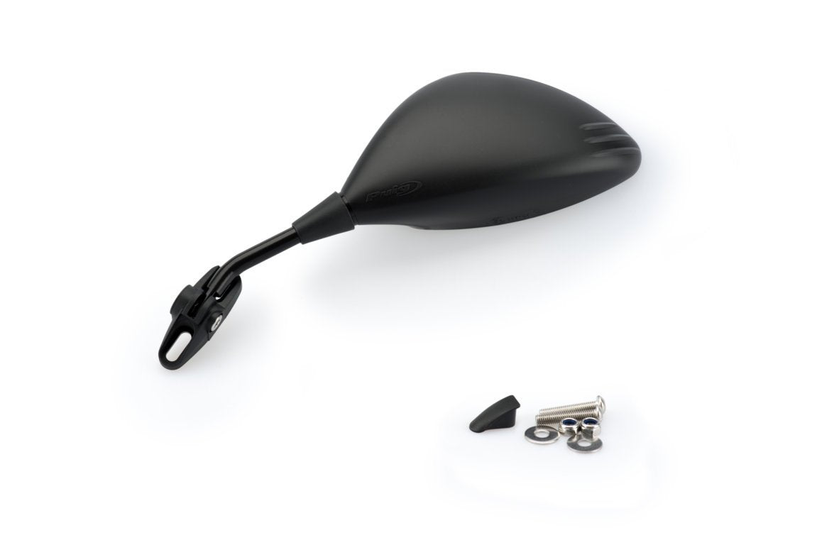 Puig Z2 Mirror Left - Fairing Mounted | Black - Pyramid Motorcycle Accessories