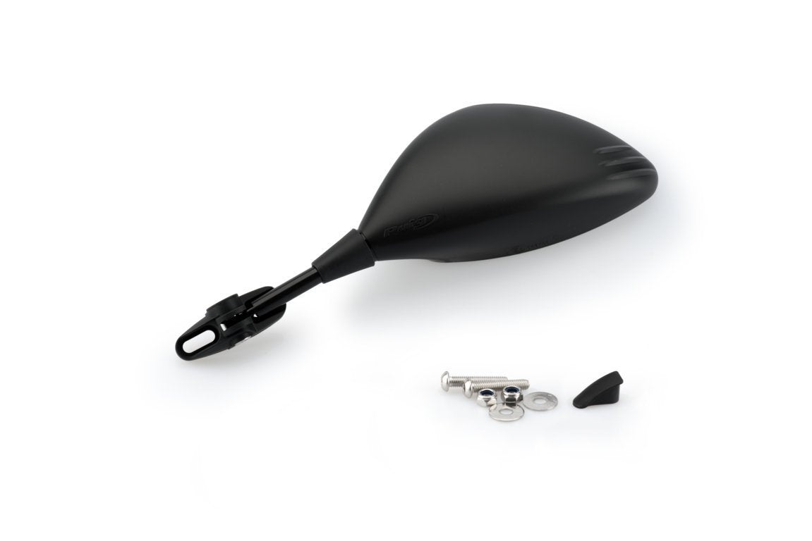 Puig Z2 Mirror Left - Fairing Mounted | Black - Pyramid Motorcycle Accessories