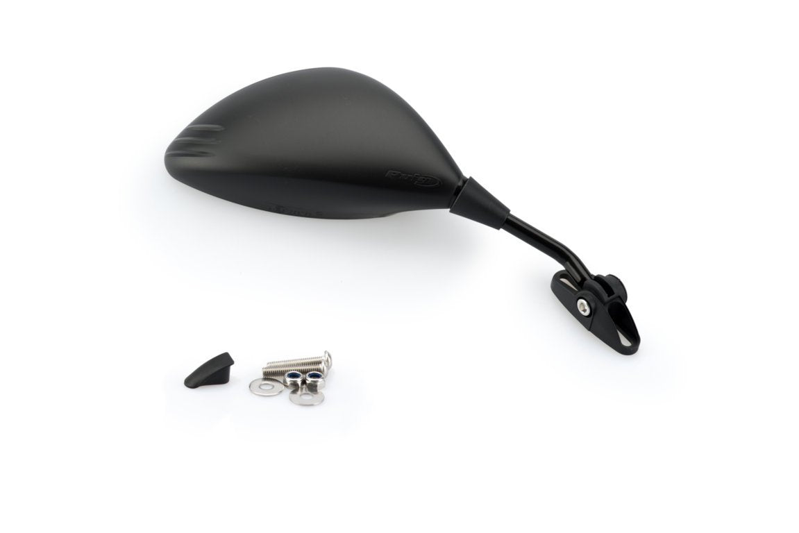 Puig Z2 Mirror Right - Fairing Mounted | Black - Pyramid Motorcycle Accessories