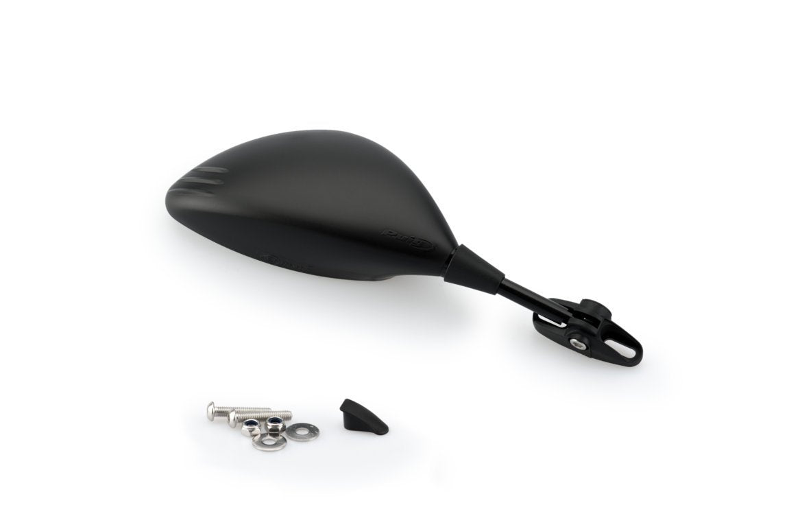 Puig Z2 Mirror Right - Fairing Mounted | Black - Pyramid Motorcycle Accessories