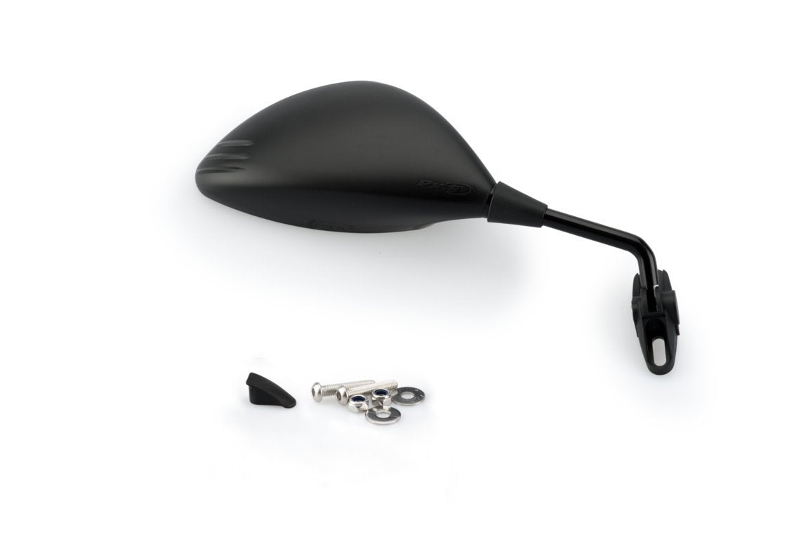 Puig Z2 Mirror Right - Fairing Mounted | Black - Pyramid Motorcycle Accessories