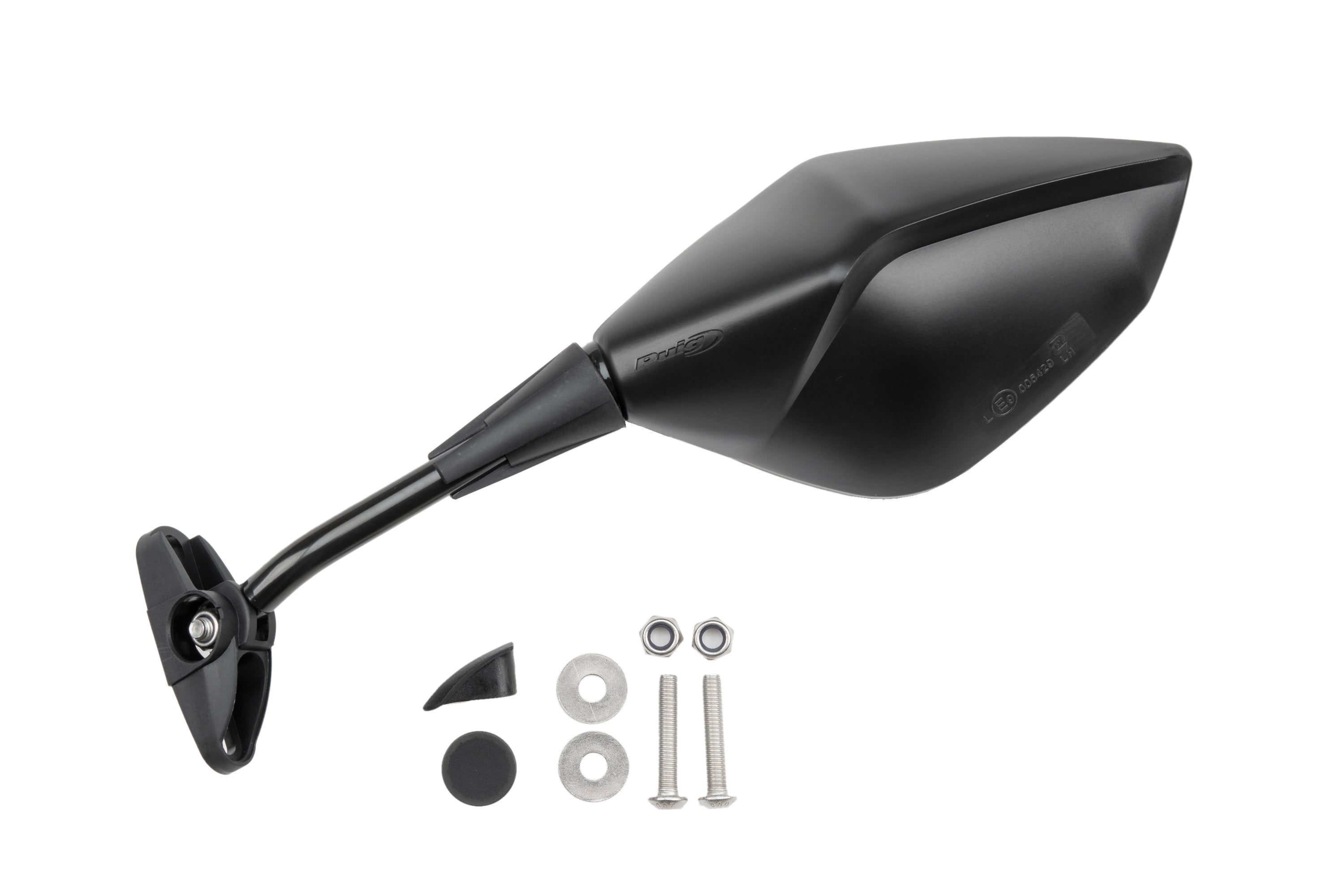 Puig Z3 Mirror Left - Fairing Fitment - 30 Degree Angled Arm | Black - Shop name