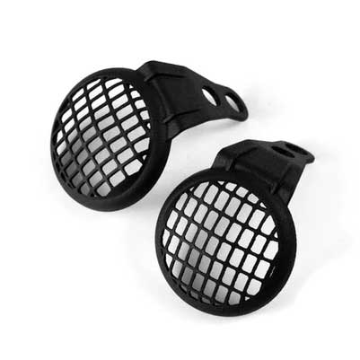 Pyramid Auxiliary Headlight Guards | Matte Black | Triumph Tiger 1200 GT 2022>Current - Pyramid Motorcycle Accessories