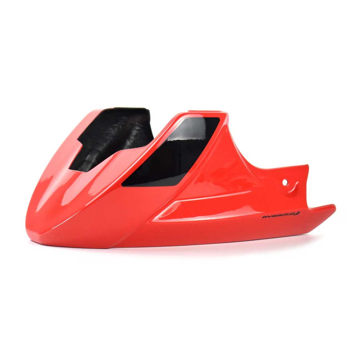 Pyramid Belly Pan | Gayety Red & Gloss Black | Honda MSX 125 2021>Current - Pyramid Motorcycle Accessories