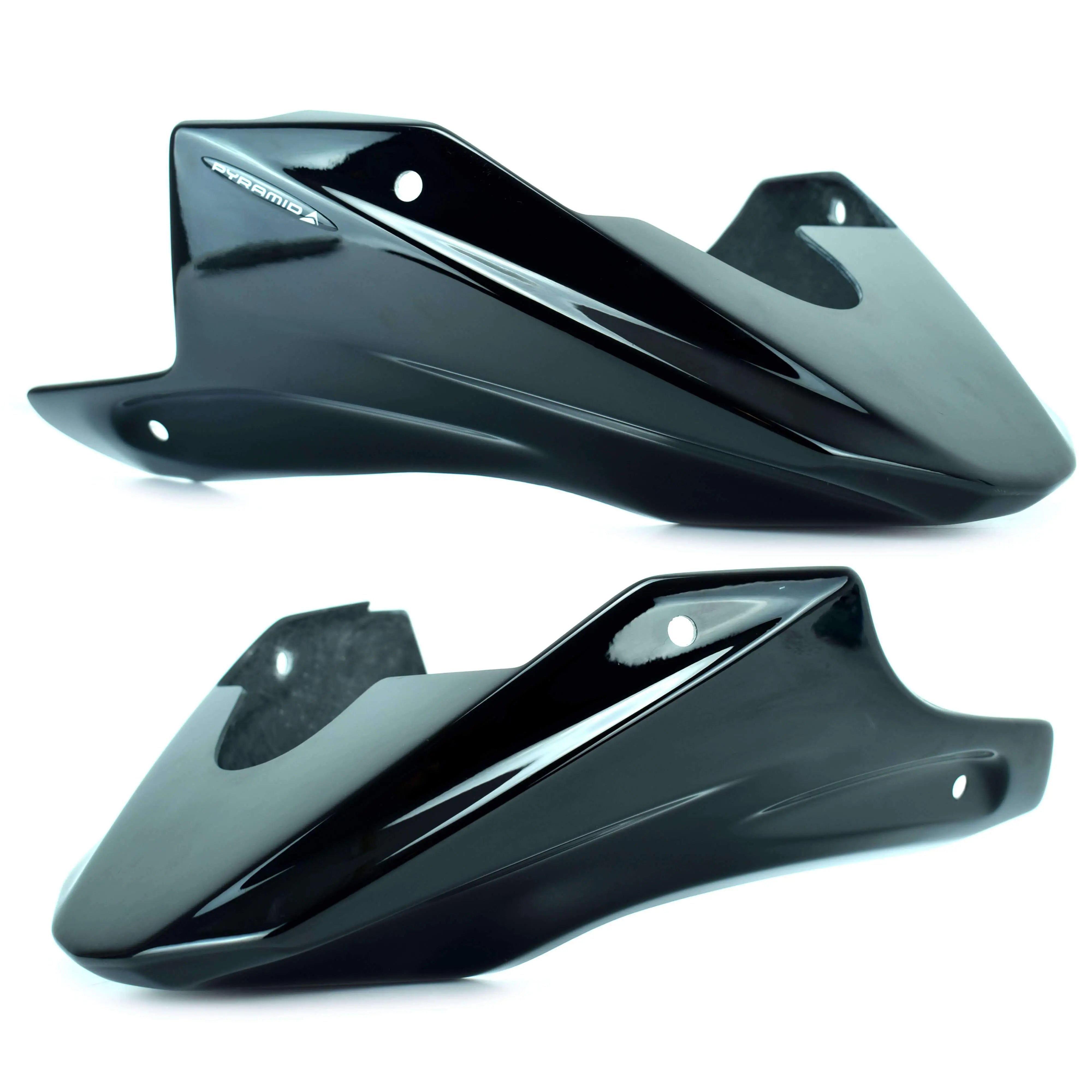 Pyramid Belly Pan | Gloss Black | Suzuki SV650 2016>Current - Shop name