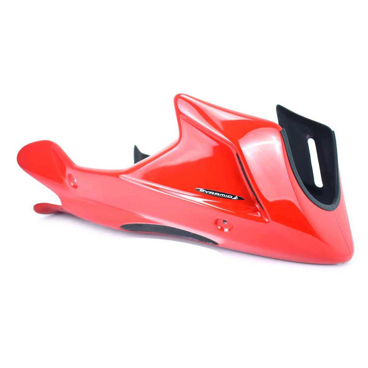 Pyramid Belly Pan | Gloss Red | Honda VTR 1000 F Firestorm 1997>2005 - Pyramid Motorcycle Accessories