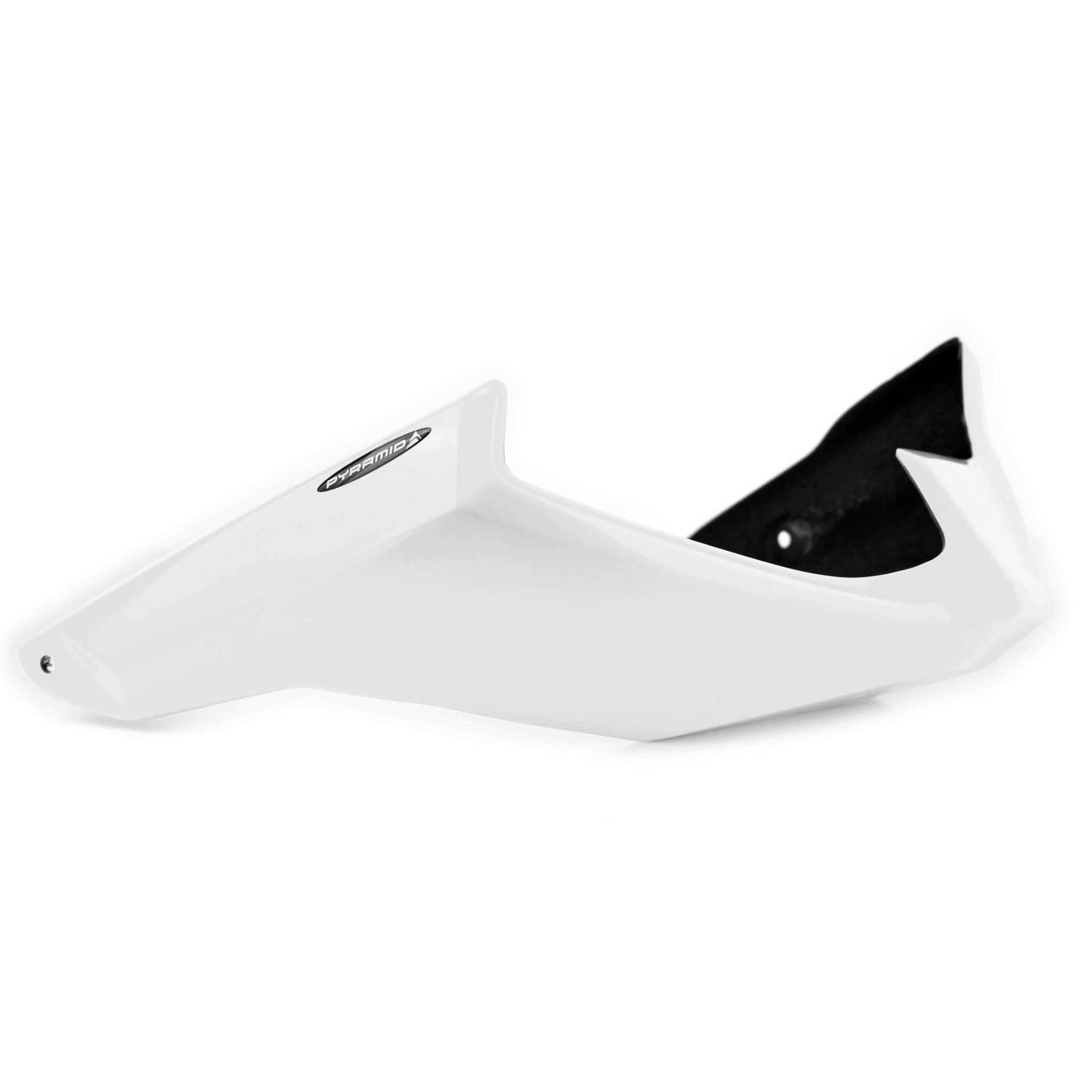 Pyramid Belly Pan | Gloss White | Honda CB 650 R 2018>Current - Pyramid Motorcycle Accessories