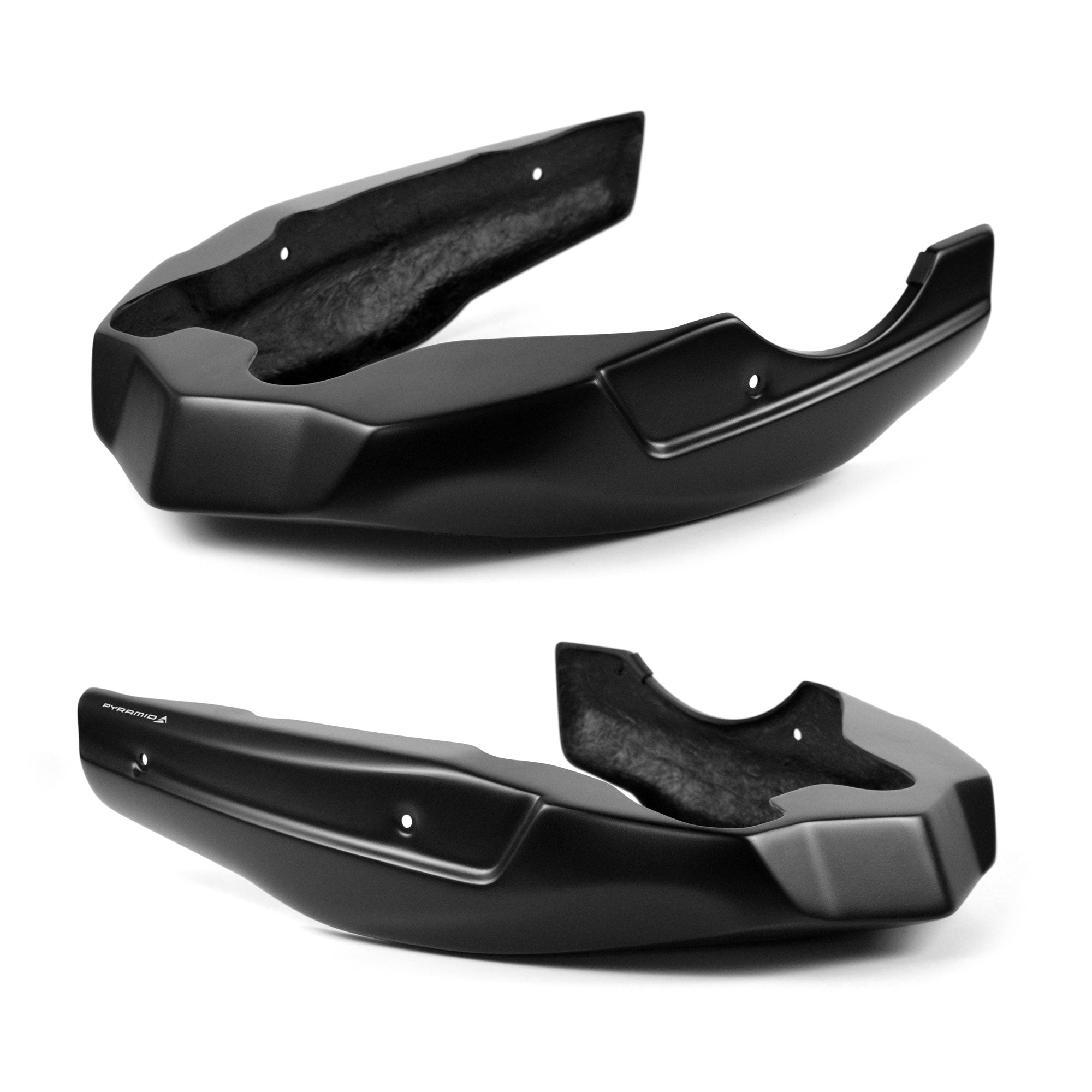 Pyramid Belly Pan | Matte Black | BMW F 900 R 2020>Current - Pyramid Motorcycle Accessories