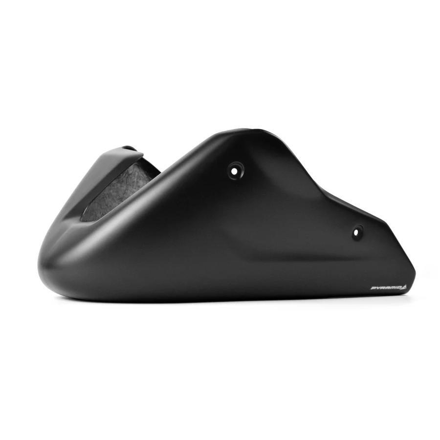 Pyramid Belly Pan | Matte Black | Kawasaki Z 650 RS 2021>Current - Pyramid Motorcycle Accessories