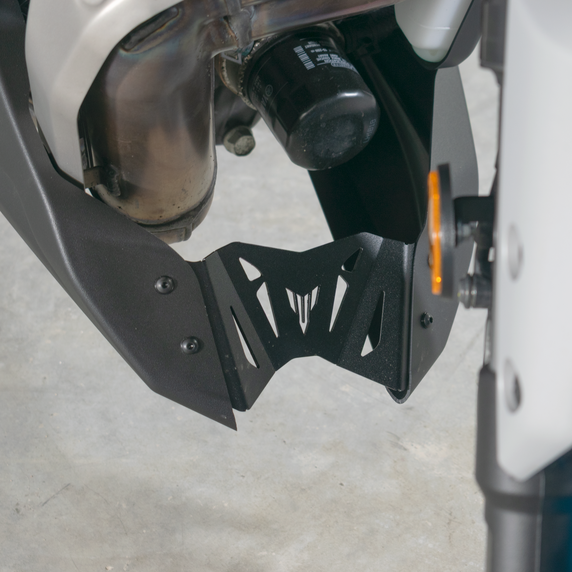 Pyramid Belly Pan | Matte Black | Yamaha MT-07 2021>Current - Pyramid Motorcycle Accessories