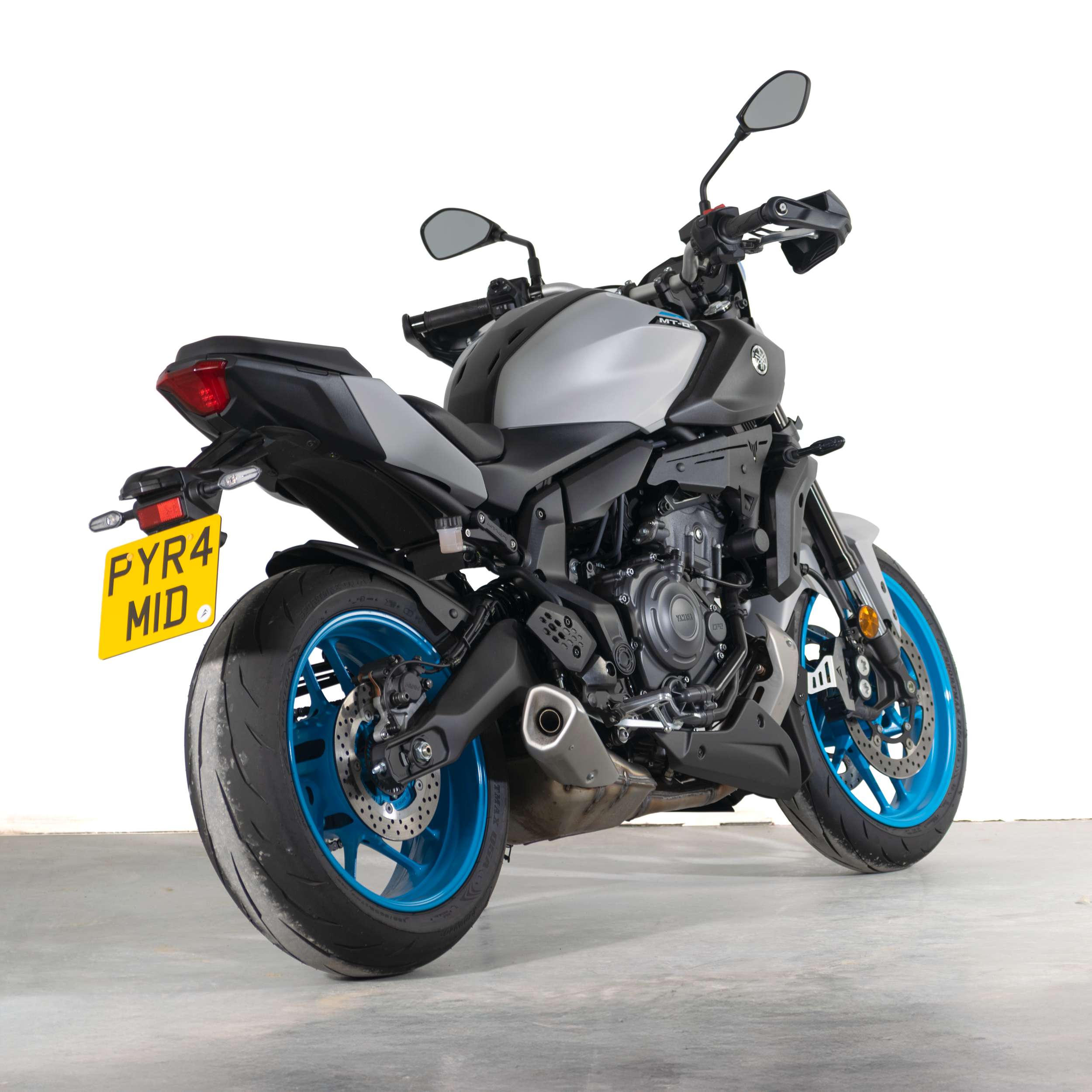 Pyramid Infill Panels | Matte Black | Yamaha MT-07 2025>Current - Pyramid Motorcycle Accessories