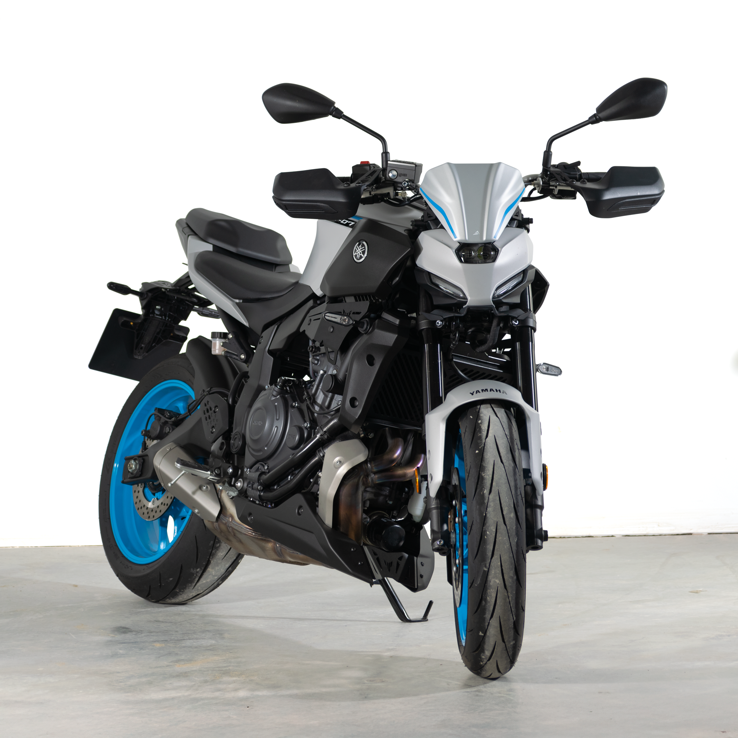 Pyramid Infill Panels | Matte Black | Yamaha MT-07 2025>Current - Pyramid Motorcycle Accessories