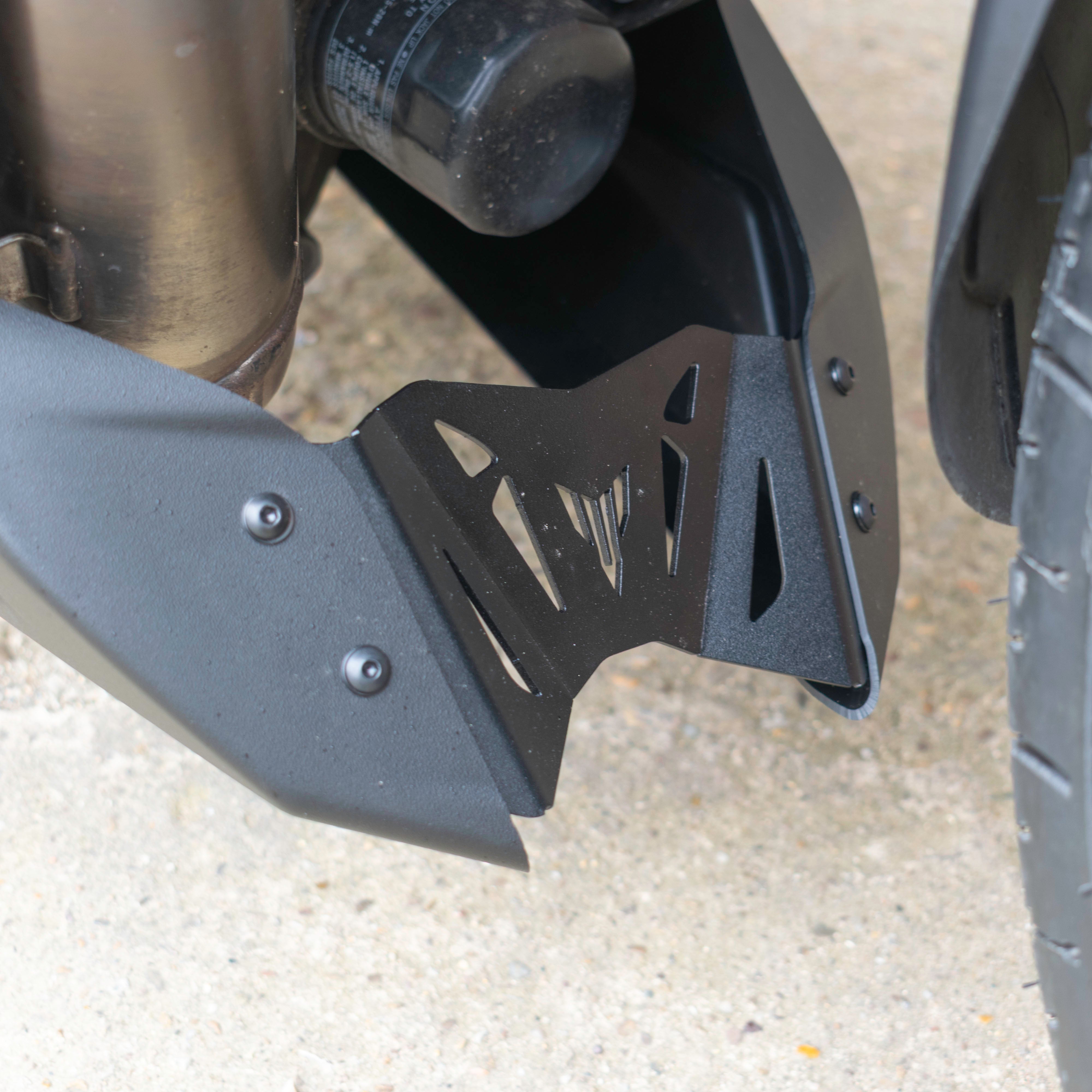 Pyramid Belly Pan | Matte Black | Yamaha Tracer 7 GT 2020>Current - Pyramid Motorcycle Accessories