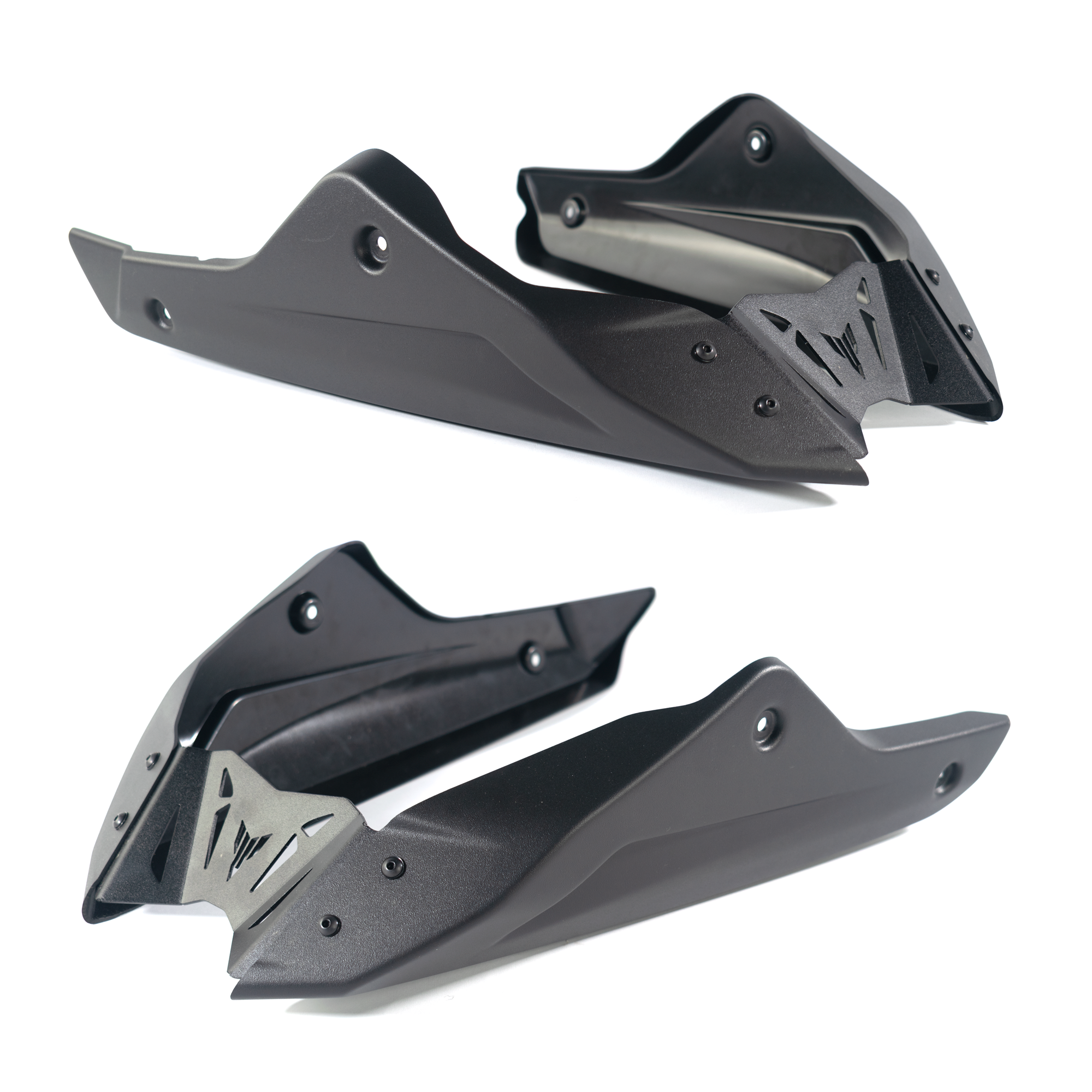 Pyramid Belly Pan | Ice Storm | Yamaha MT-07 2021>Currentย -ย ย Pyramid Motorcycle Accessories