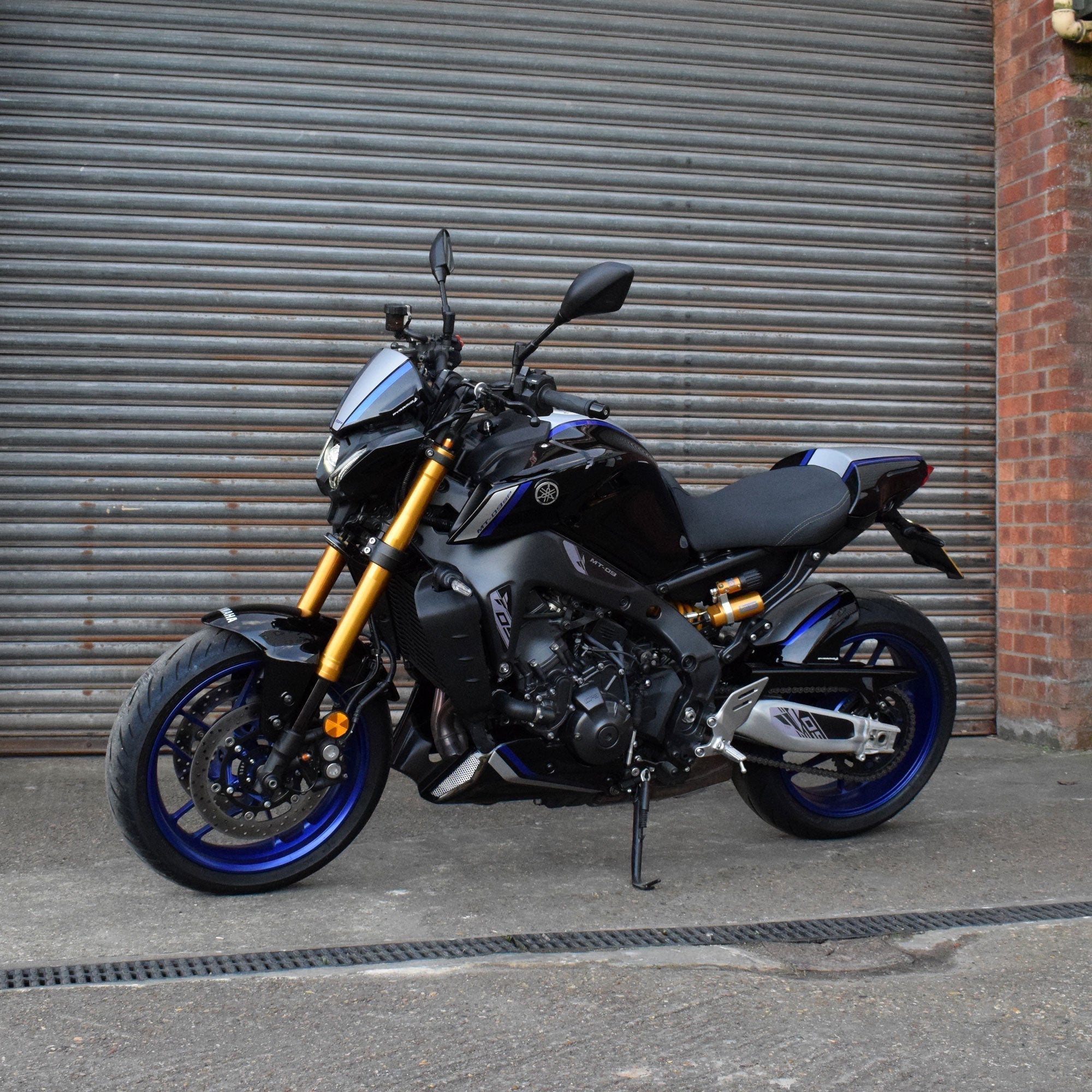 Pyramid Belly Pan | SP Colours | Yamaha MT-09 SP 2021>2023-Belly Pans-Pyramid Motorcycle Accessories