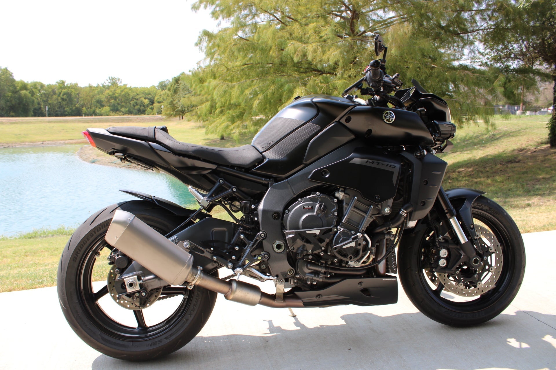 Pyramid Belly Pan | Tech Black Colours | Yamaha MT-10 2016>Current - Shop name