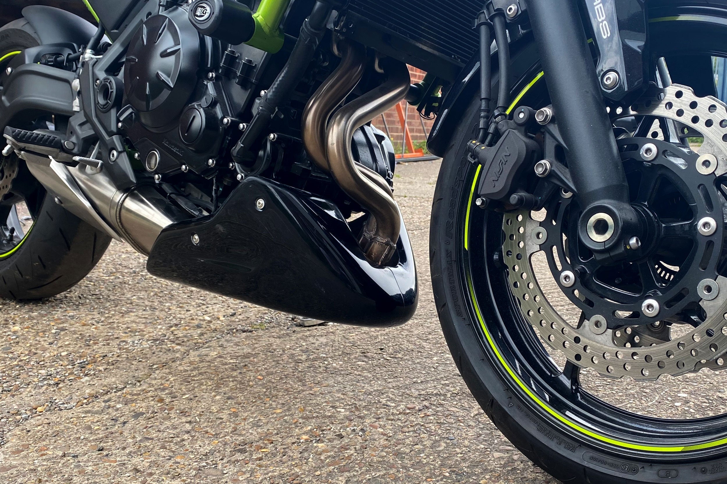 Pyramid Belly Pan | Unpainted | Kawasaki Z 650 RS 2021>Current - Shop name