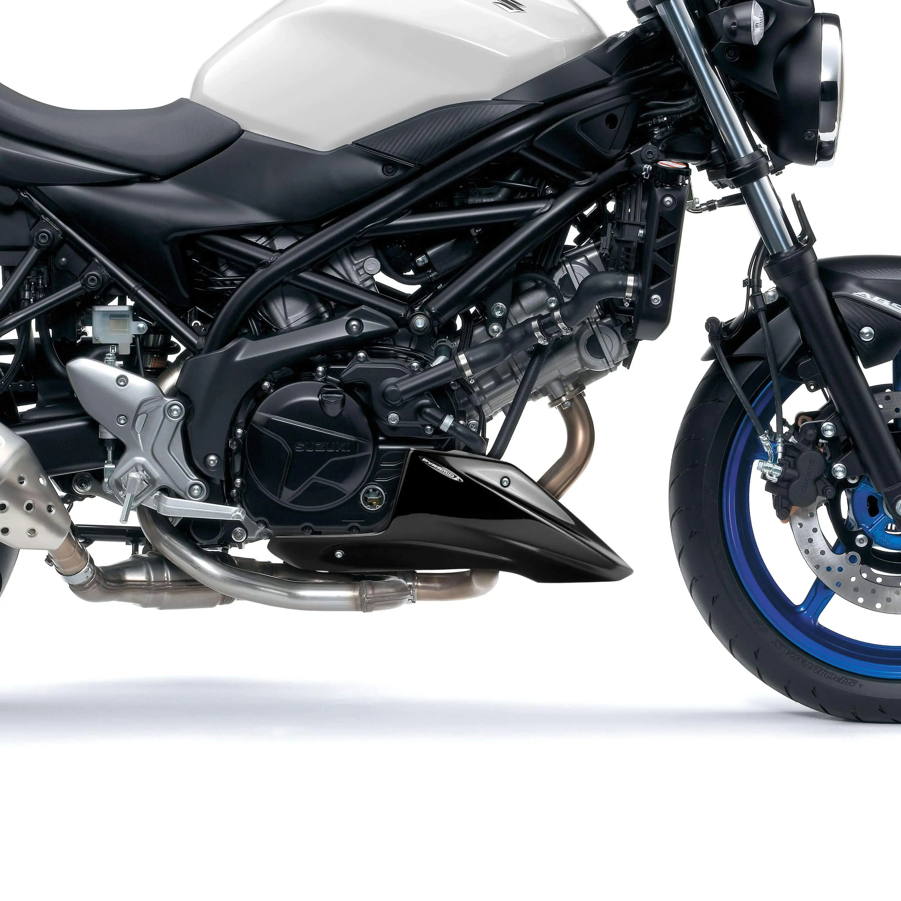 Pyramid Belly Pan | Unpainted | Suzuki SV650 2016>Current - Shop name