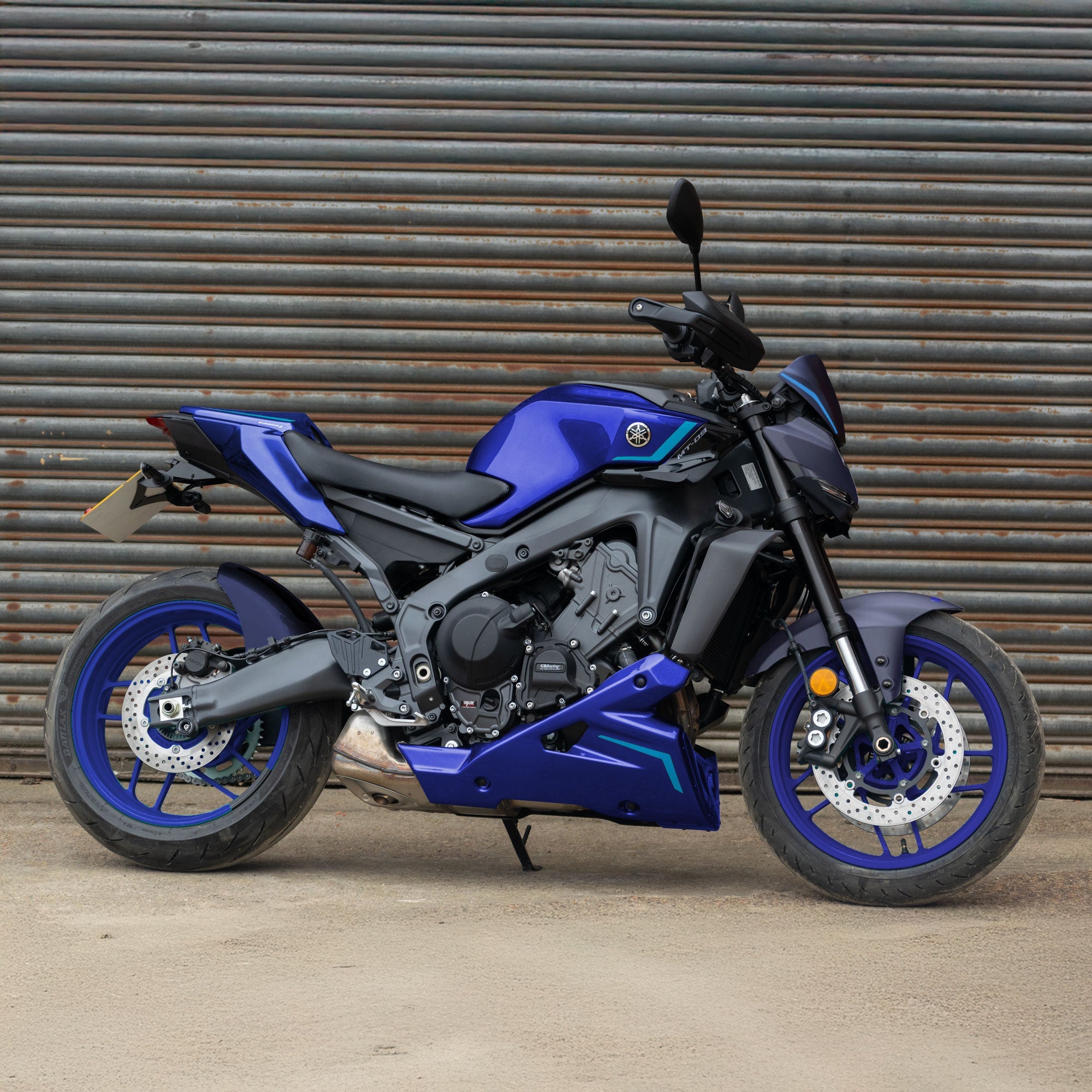 Pyramid Belly Pan | Yamaha Blue | Yamaha MT-09 2021>CurrentĀ -Ā Ā Pyramid Motorcycle Accessories