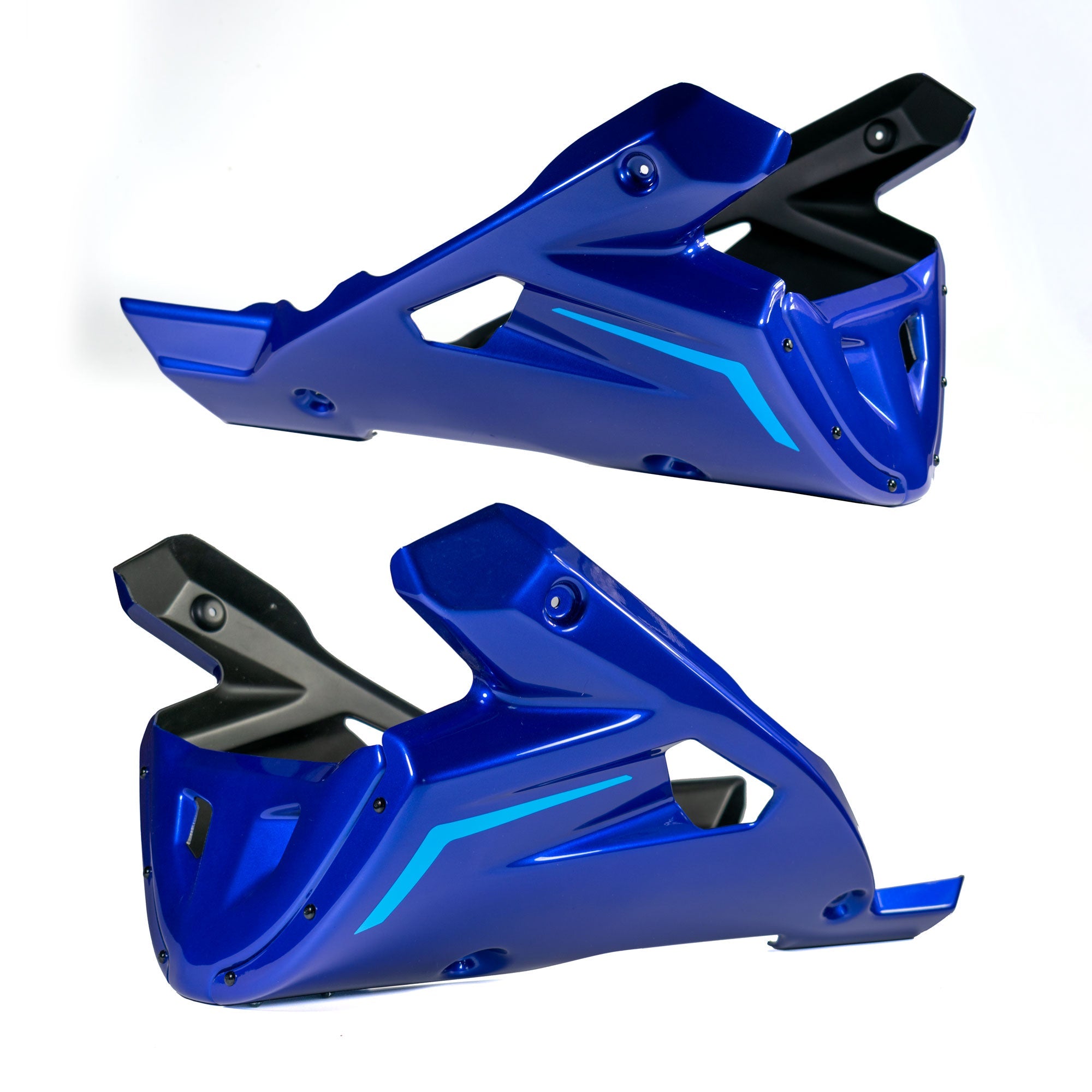 Pyramid Belly Pan | Yamaha Blue | Yamaha MT-09 2021>CurrentĀ -Ā Ā Pyramid Motorcycle Accessories