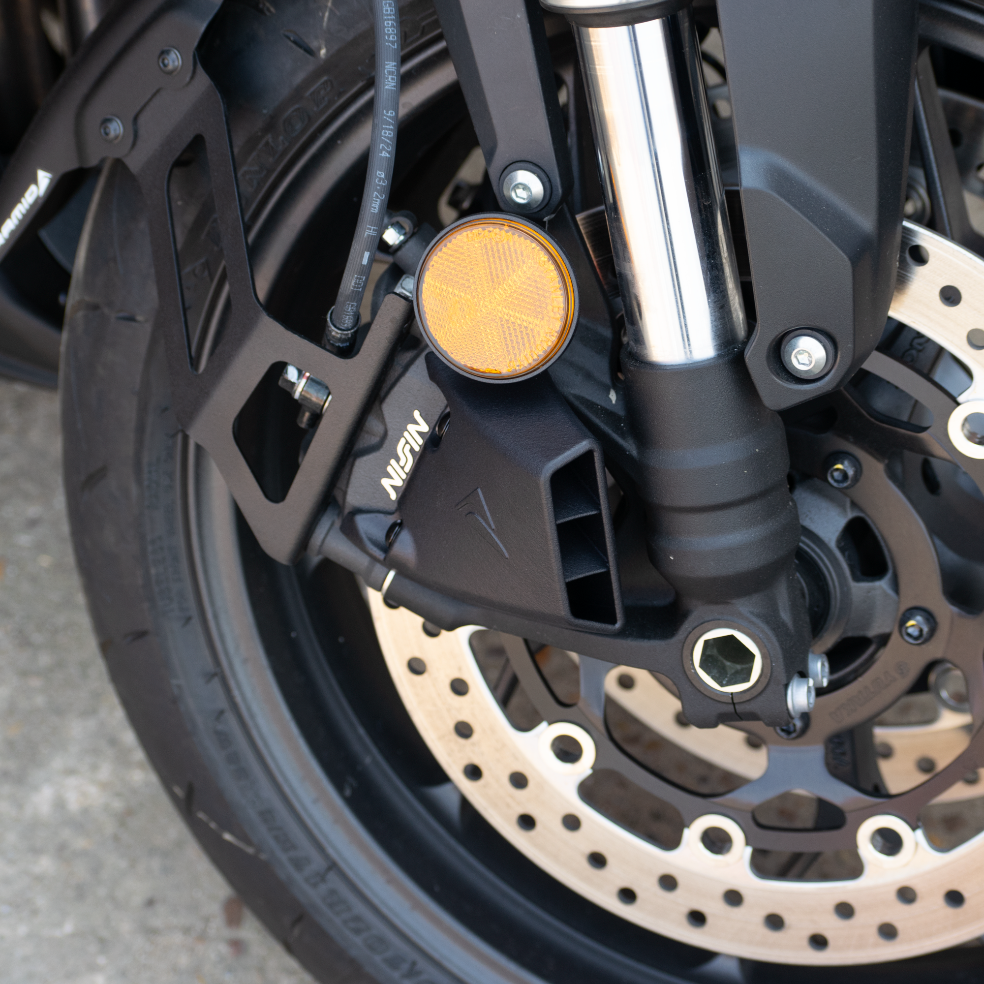 Pyramid Brake Duct Coolers | Matte Black | Honda CB1000 Hornet 2025>Current - Shop name