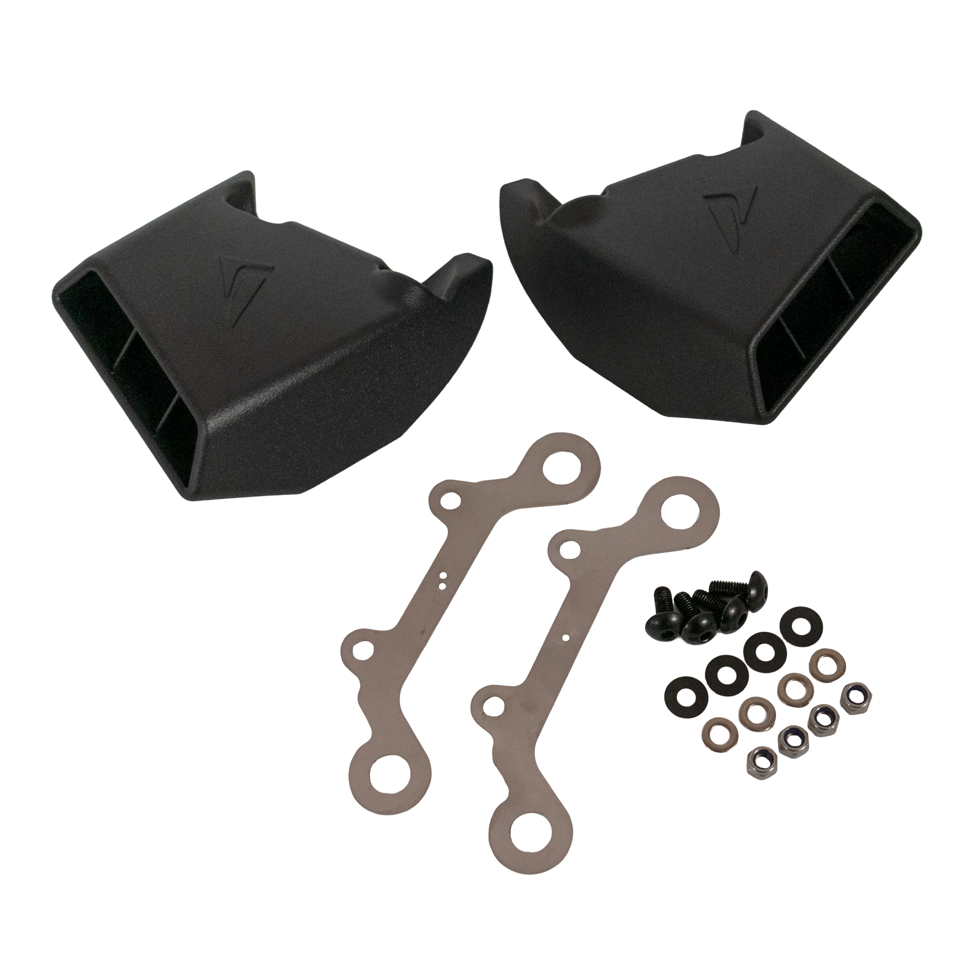 Pyramid Brake Duct Coolers | Matte Black | Honda CB1000 Hornet 2025>Current - Shop name