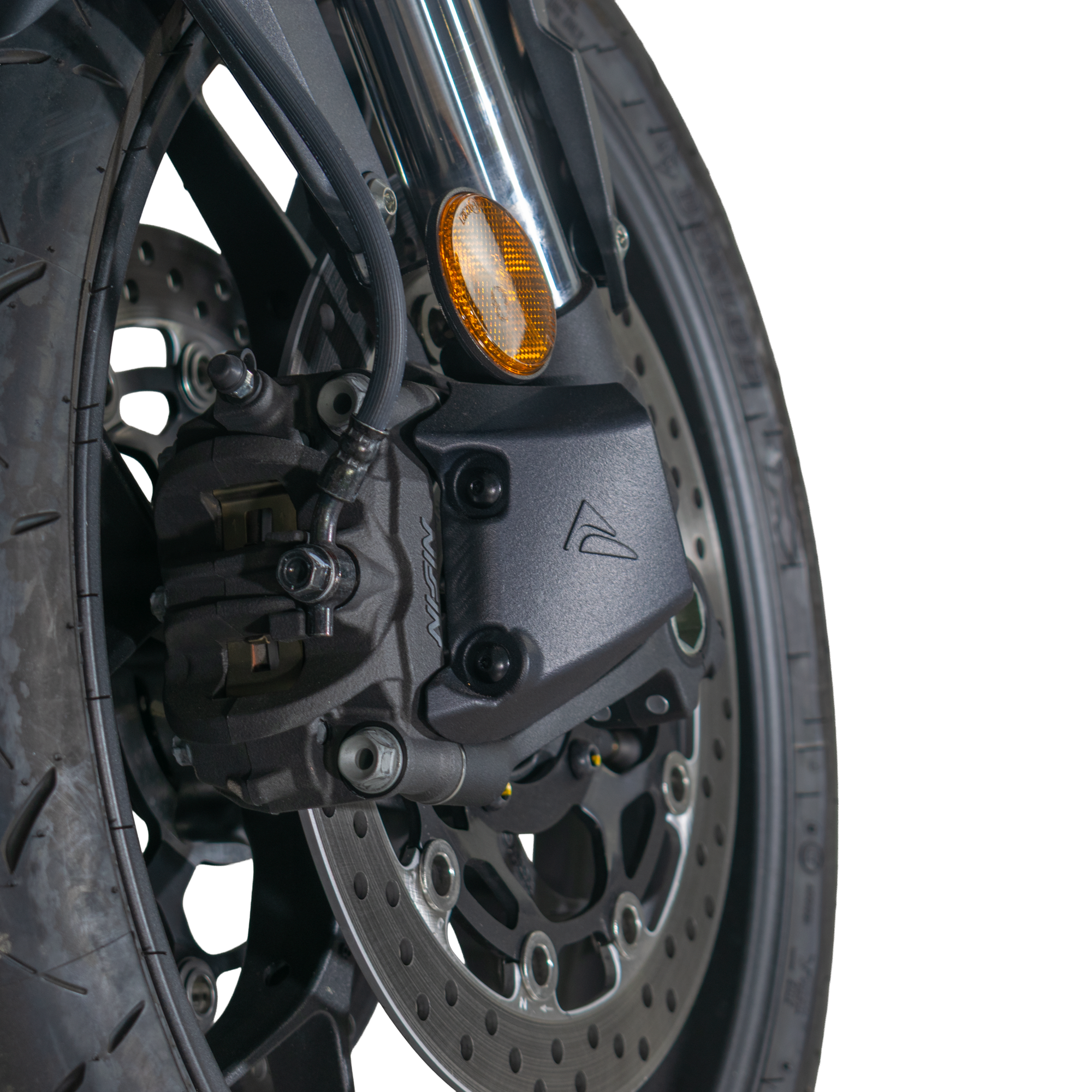 Pyramid Brake Duct Coolers | Matte Black | Honda CB1000 Hornet 2025>Current - Shop name