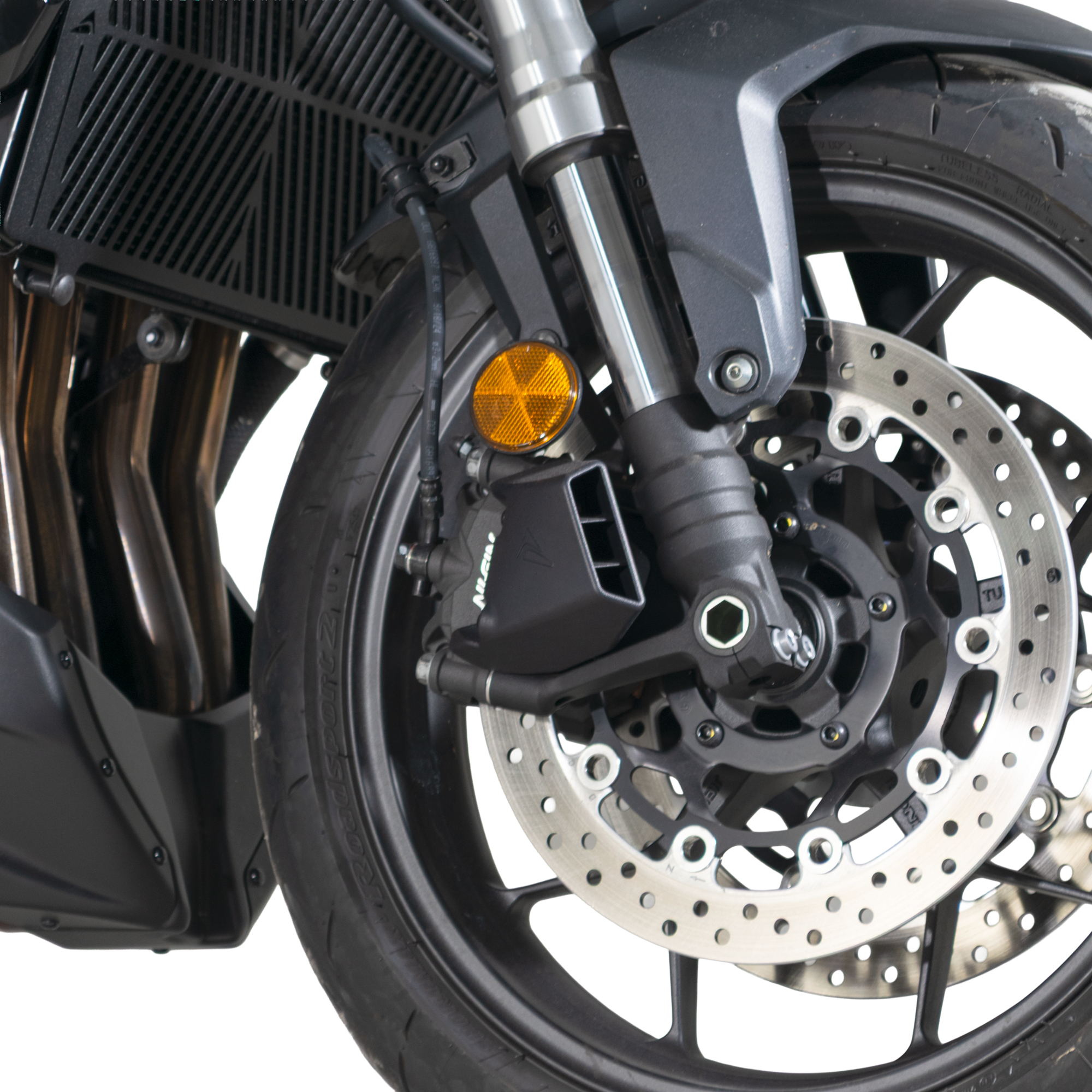 Pyramid Brake Duct Coolers | Matte Black | Honda CB1000 Hornet 2025>Current - Shop name