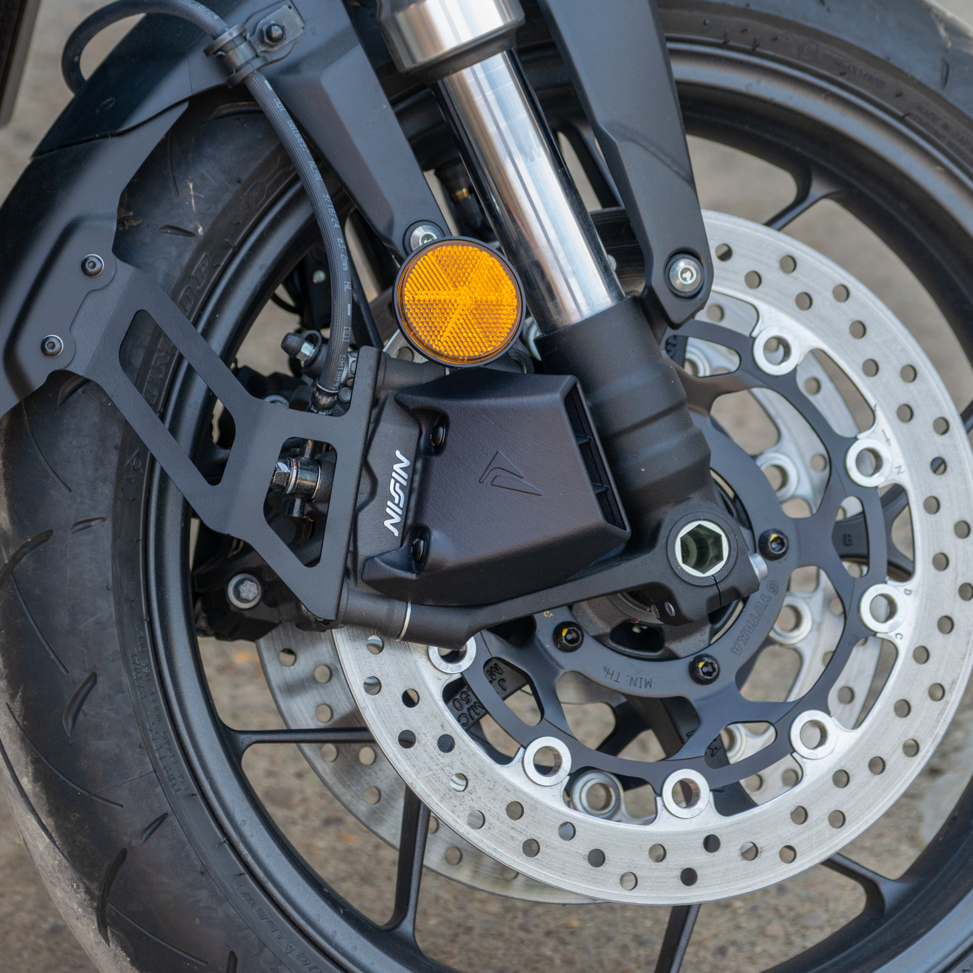 Pyramid Brake Duct Coolers | Matte Black | Honda CB1000 Hornet 2025>Current - Shop name