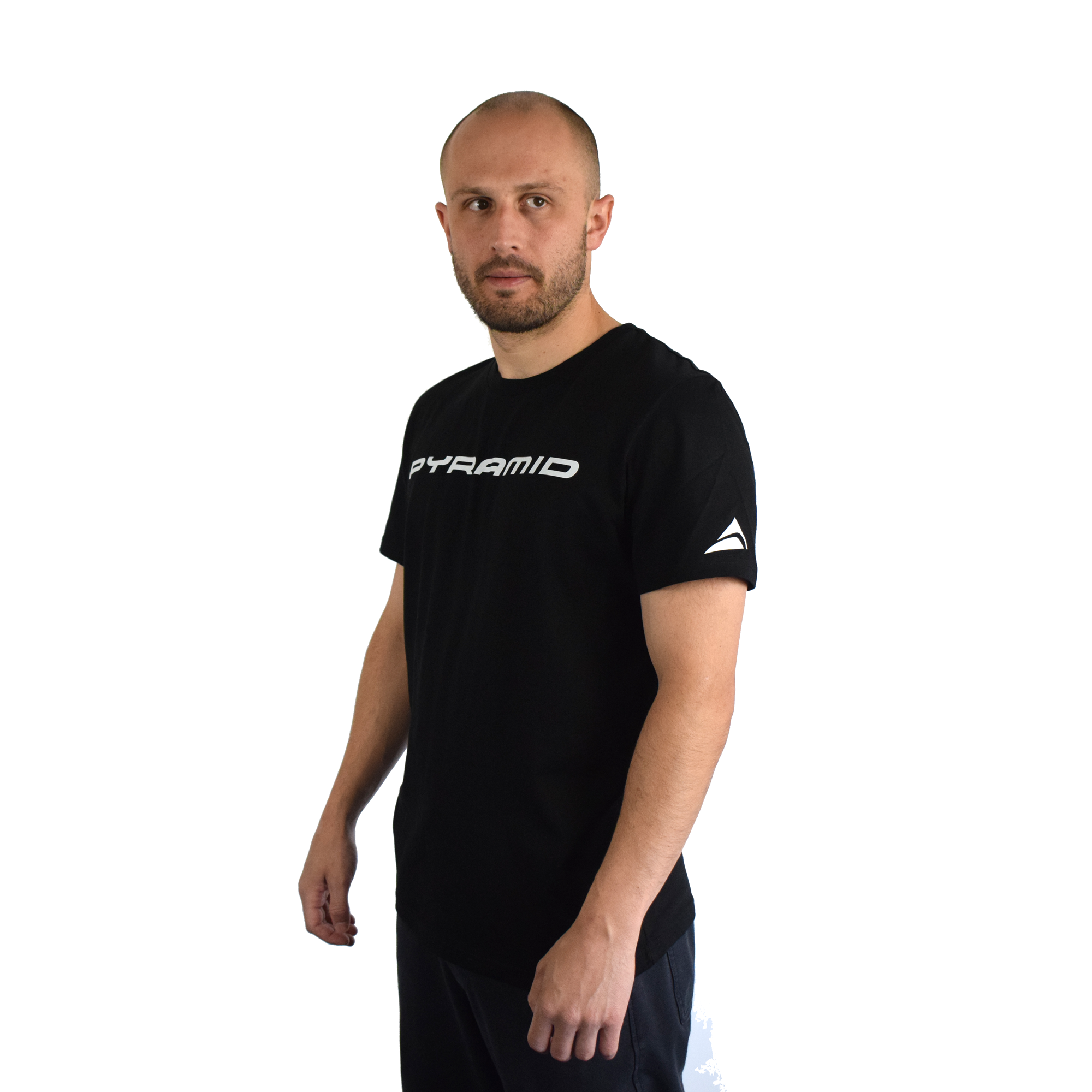 Pyramid Branded T-Shirt | Black - Shop name