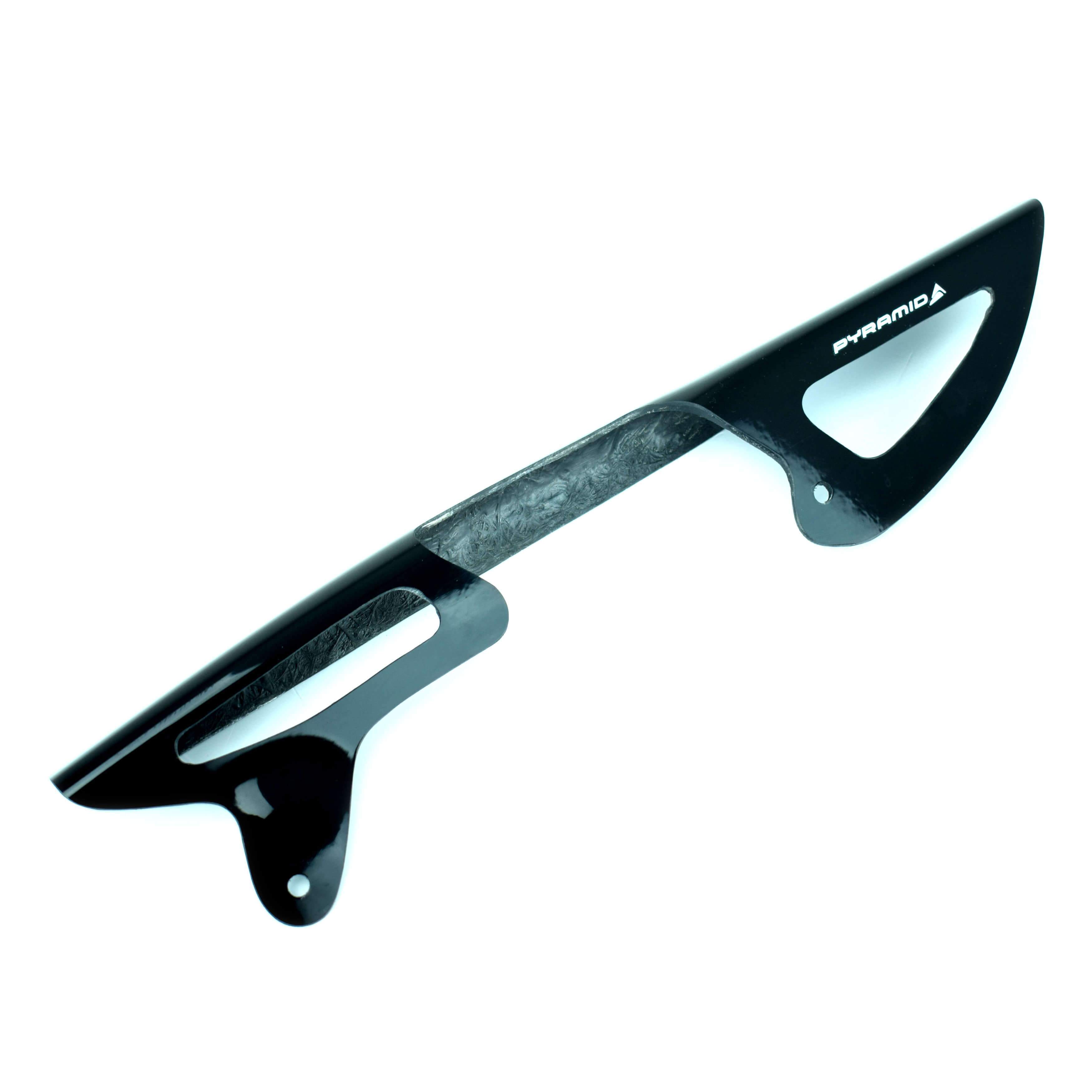Pyramid Chainguard | Gloss Black | Kawasaki ZRX 1200 S 2001>2008 - Shop name